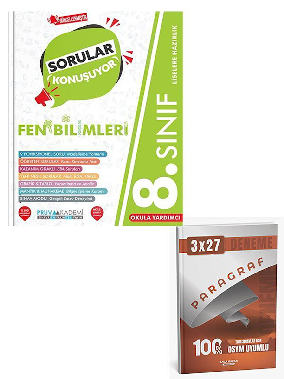 Pruva 2026 8. Sınıf Fen Bilimleri Sorular Konuşuyor Soru Bankası+Anla Kazan Paragaraf