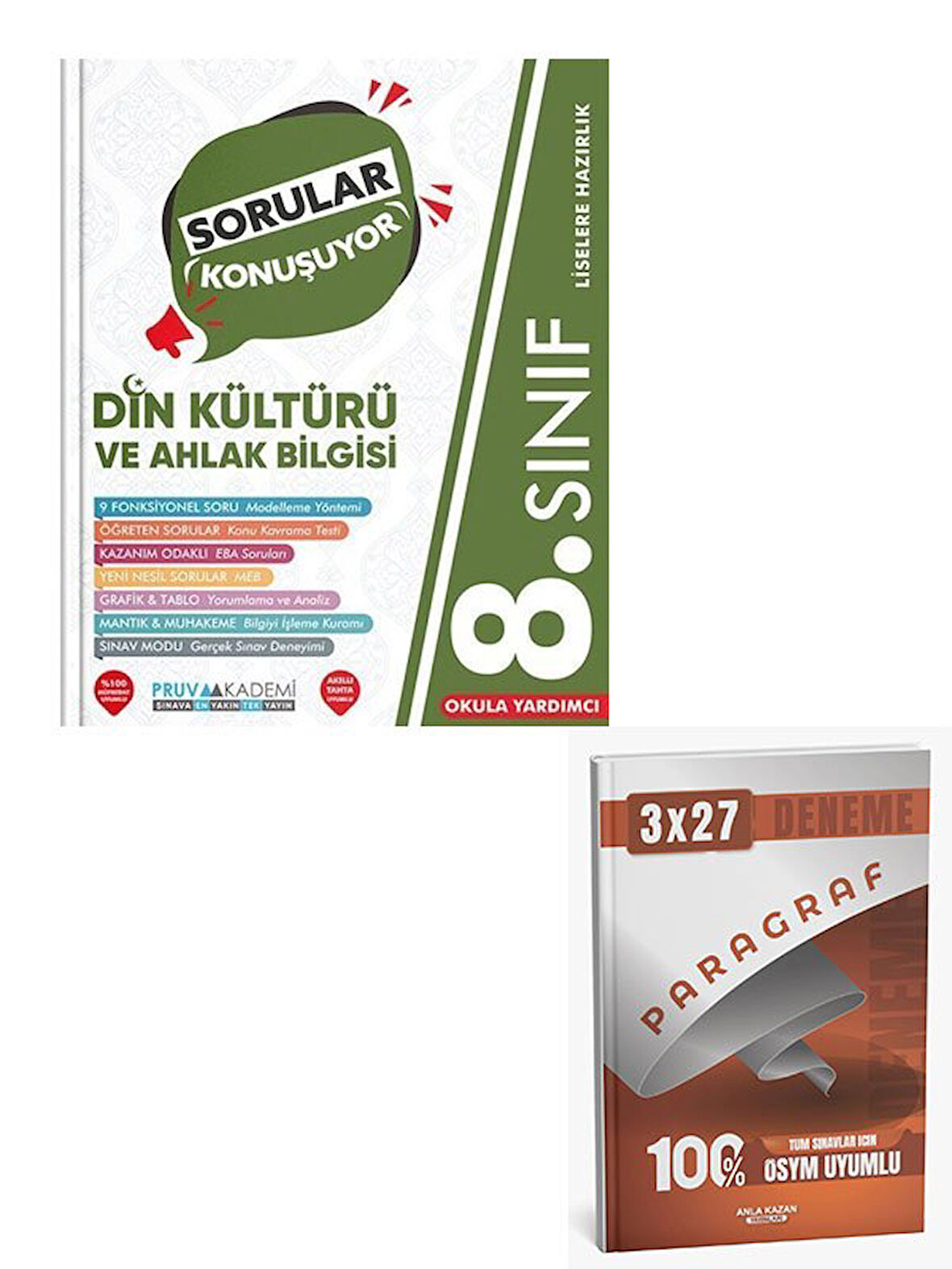 Pruva 2026 8. Sınıf Din Kültürü ve Ahlak Bilgisi Sorular Konuşuyor Soru Bankası+Anla Kazan Paragraf