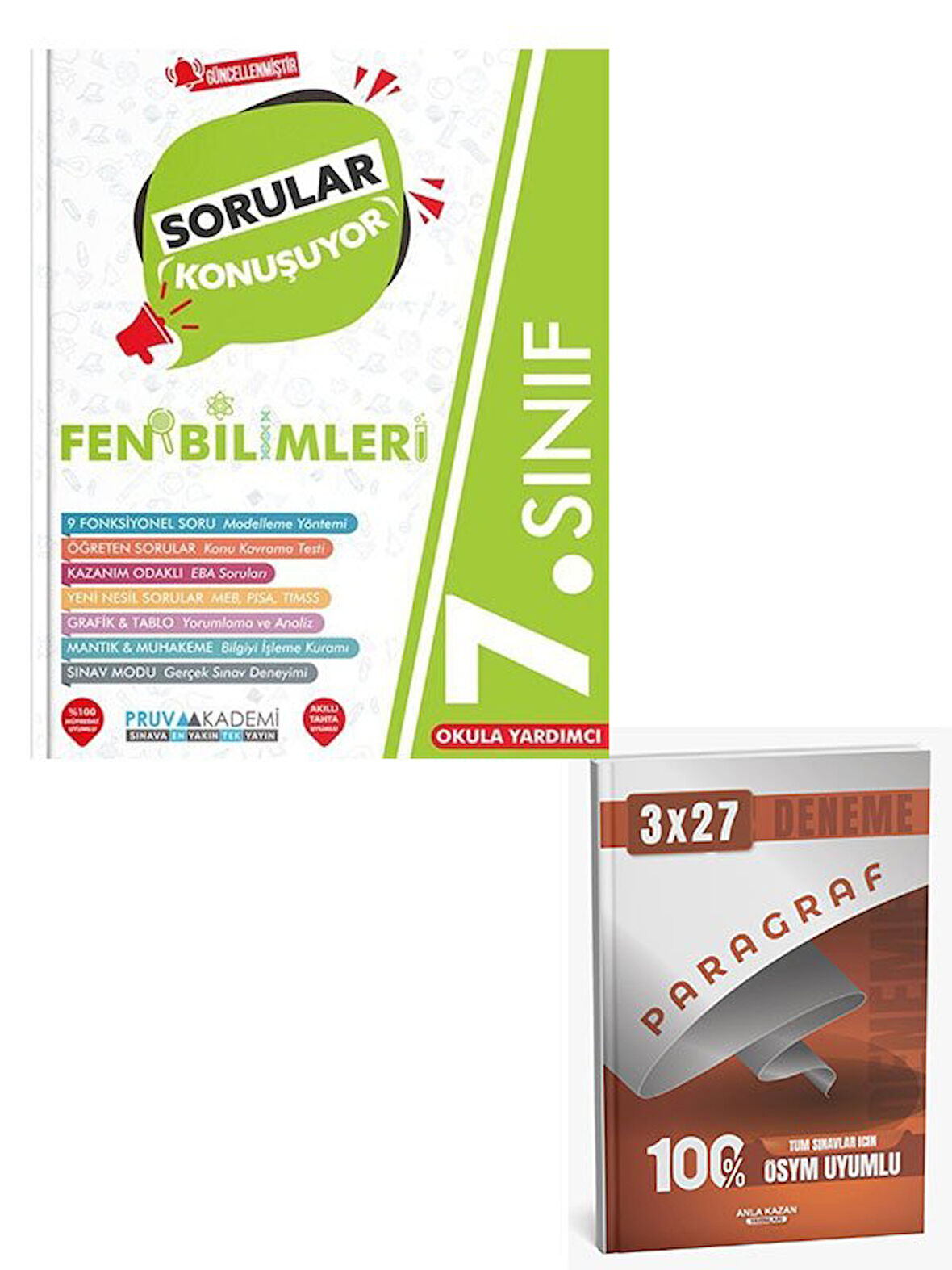 Pruva 2026 7. Sınıf Fen Bilimleri Sorular Konuşuyor Soru Bankası+Anla Kazan Paragraf