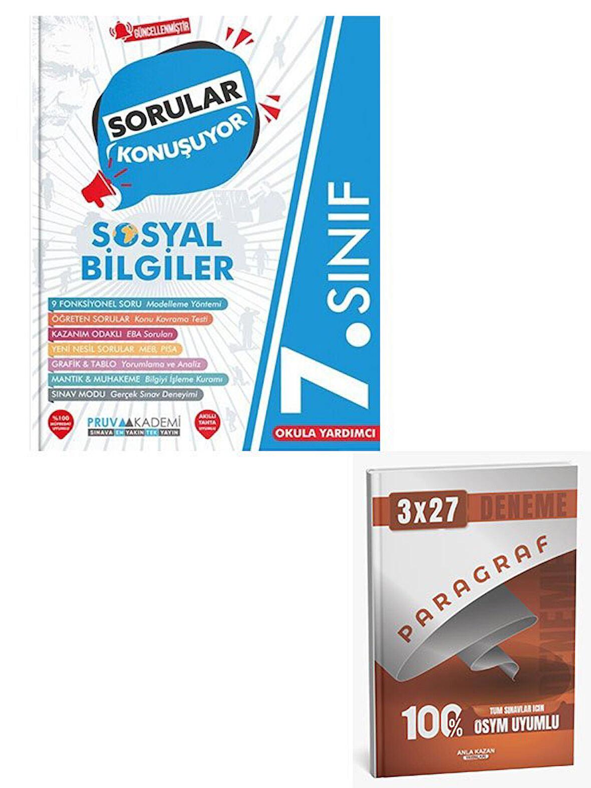 Pruva 2026 7. Sınıf Sosyal Bilgiler Sorular Konuşuyor Soru Bankası+Anla Kazan Paragraf