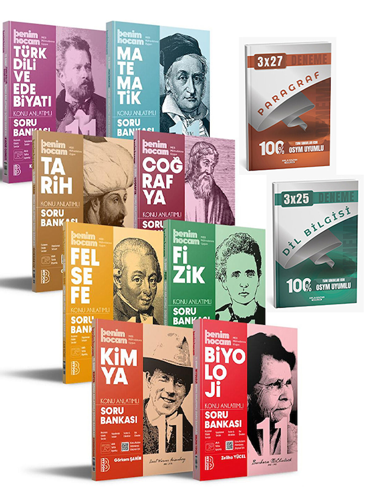 Benim Hocam + Anla Kazan 11. Sınıf Konu Anlatımlı Soru Bankası Seti