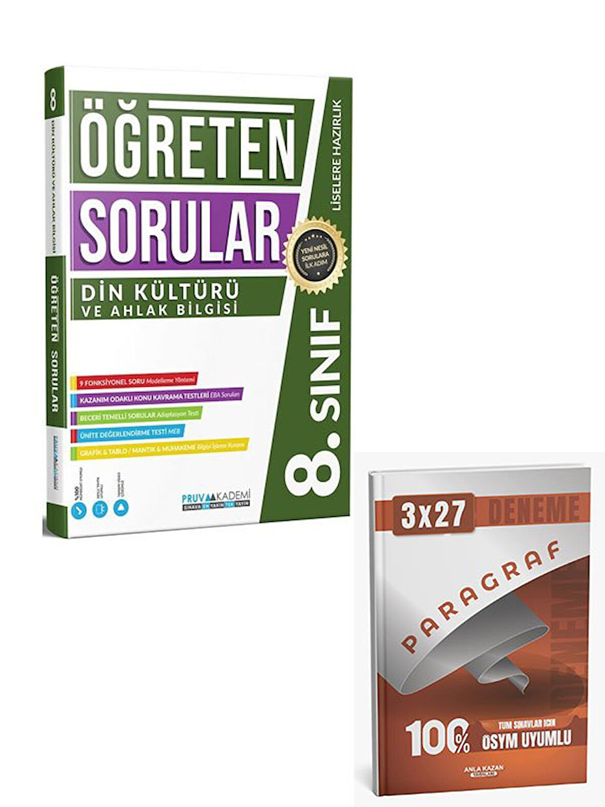 Pruva 2026 8. Sınıf Din Kültürü ve Ahlak Bilgisi Öğreten Soru Bankası+Anla Kazan Paragraf