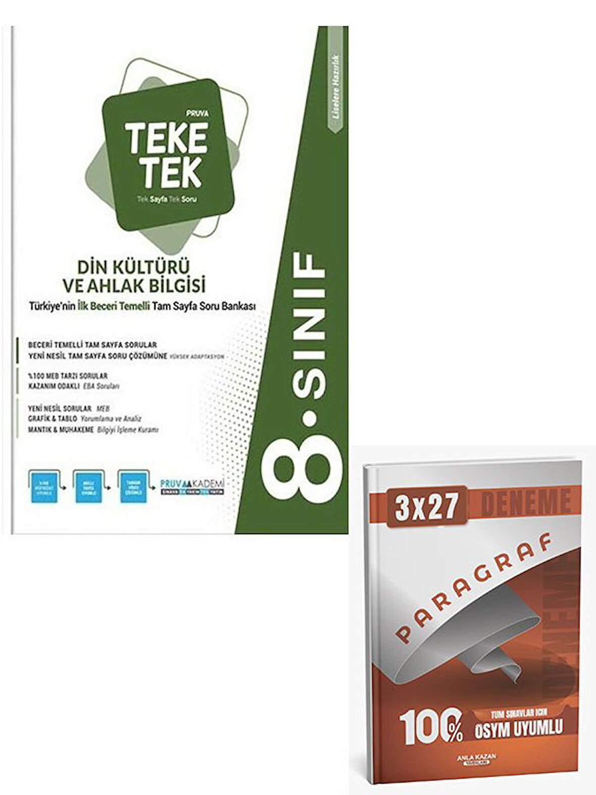 Pruva 2026 8. Sınıf Din Kültürü ve Ahlak Bilgisi Teke Tek Soru Bankası+Anla Kazan Paragraf