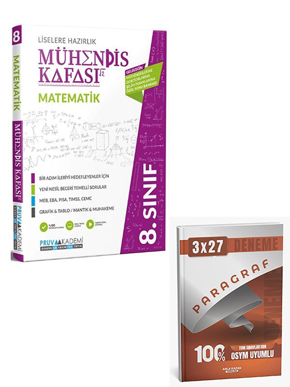 Pruva 2026 8. Sınıf Matematik Mühendis Kafası Soru Bankası+Anla Kazan Paragraf