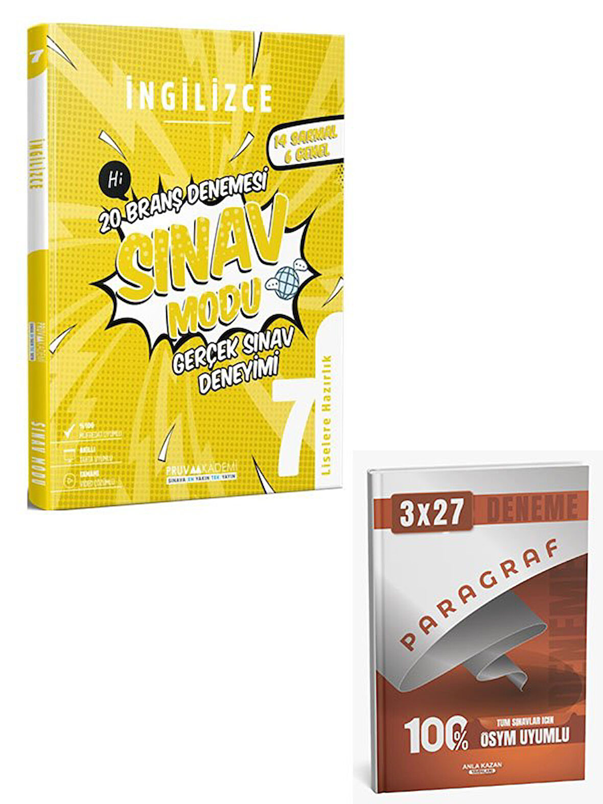 Pruva 2026  7. Sınıf İngilizce Deneme+Anla Kazan Paragraf