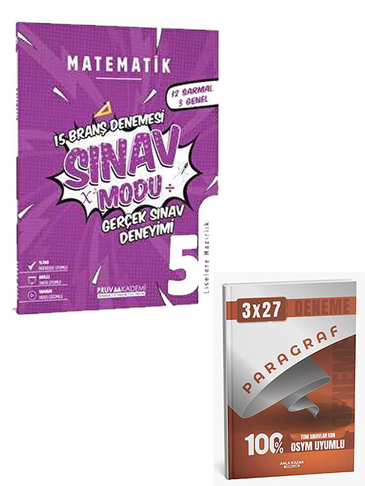 Pruva 2026 5. Sınıf Matematik Sınav Modu 15 Branş Deneme+Anla Kazan Paragraf