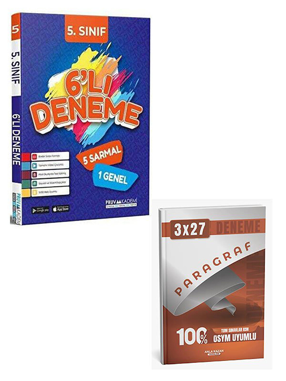 Pruva 2026 5. Sınıf Tüm Dersler 6`lı Deneme+Anla Kazan Paragraf
