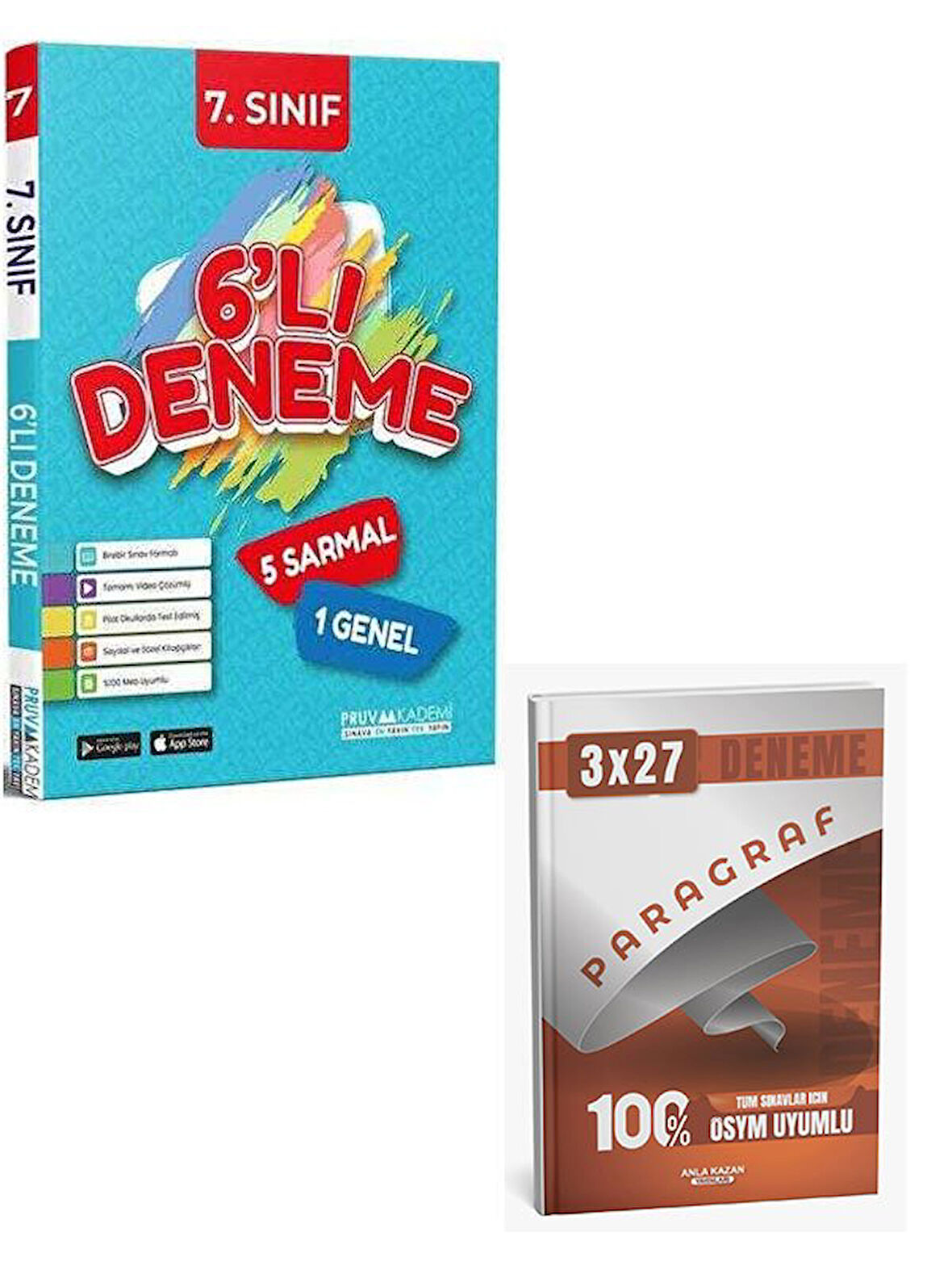 Pruva 2026 7. Sınıf Tüm Dersler 6`lı Deneme+Anla Kazan Paragraf