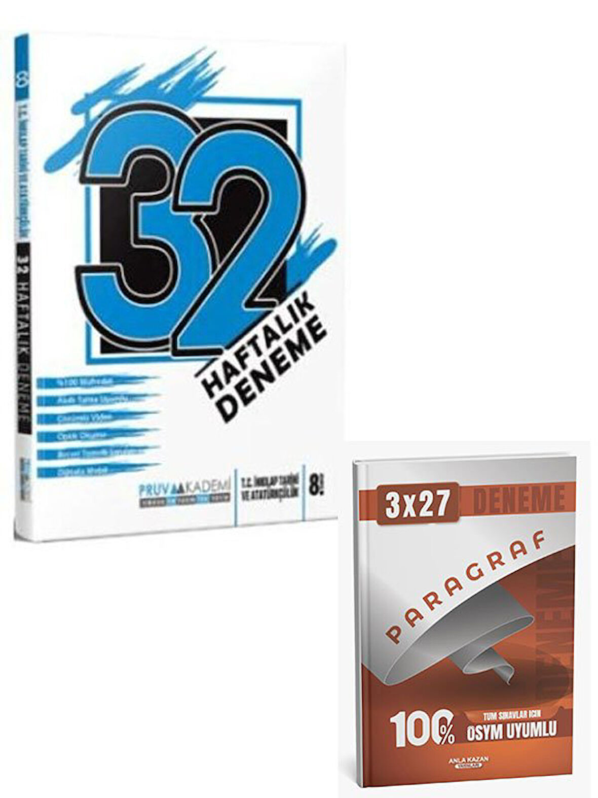 Pruva 2026 8. Sınıf T.C. İnkılap Tarihi ve Atatürkçülük 32 Haftalık Deneme+Anla Kazan Paragraf