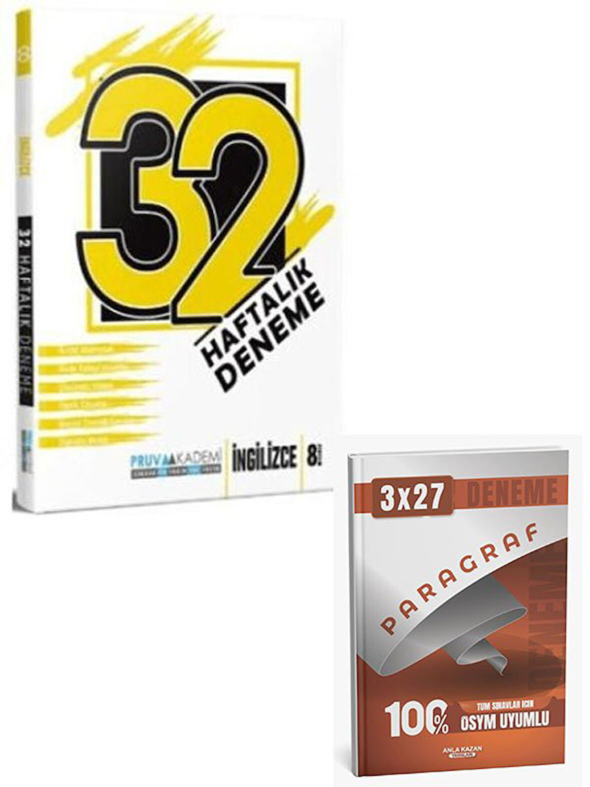 Pruva 2026 8. Sınıf İngilizce 32 Haftalık Deneme+Anla Kazan Paragraf