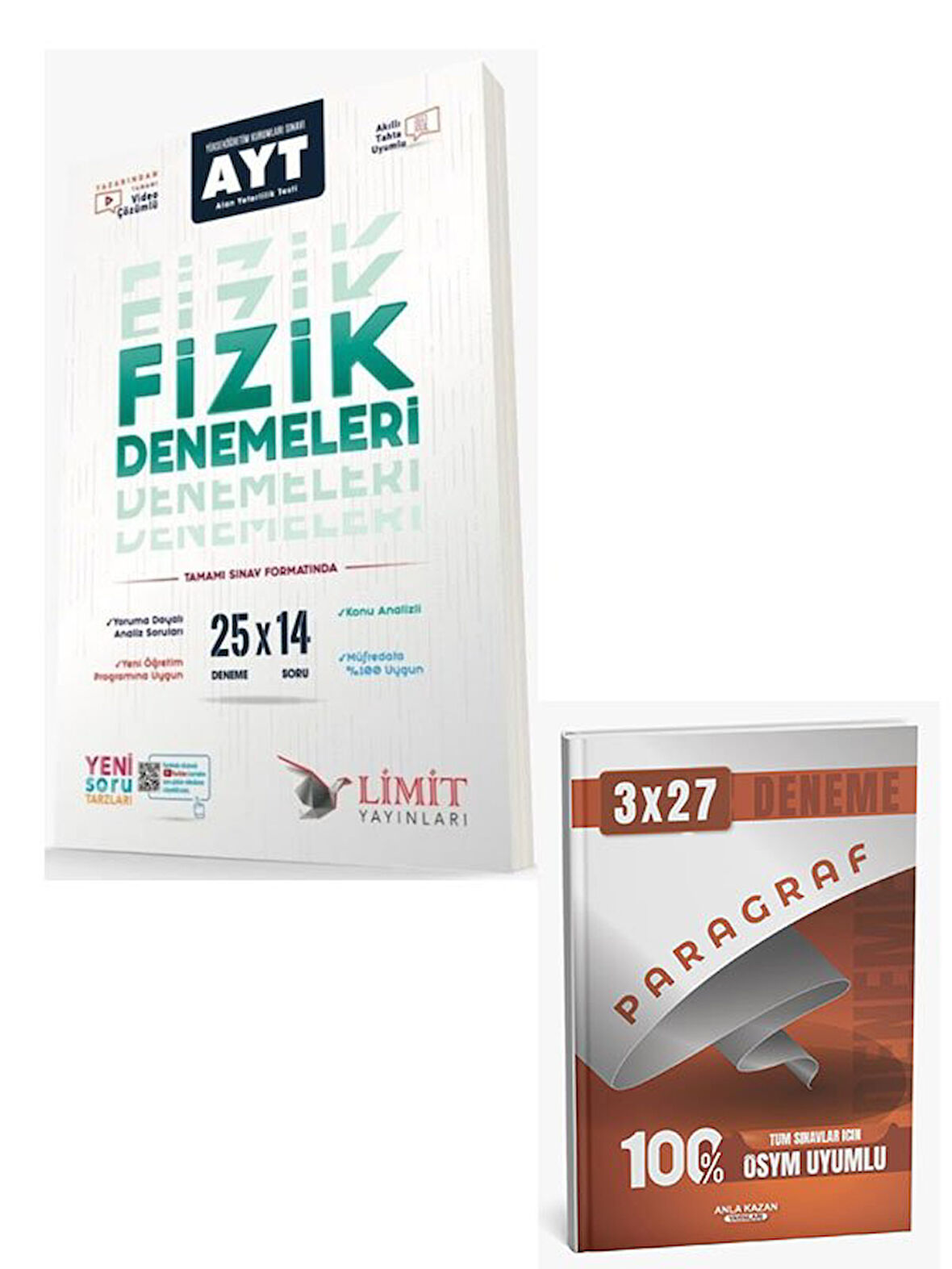 Limit 2026 AYT Fizik 25 x 14 Denemeleri+Anla Kazan Paragraf