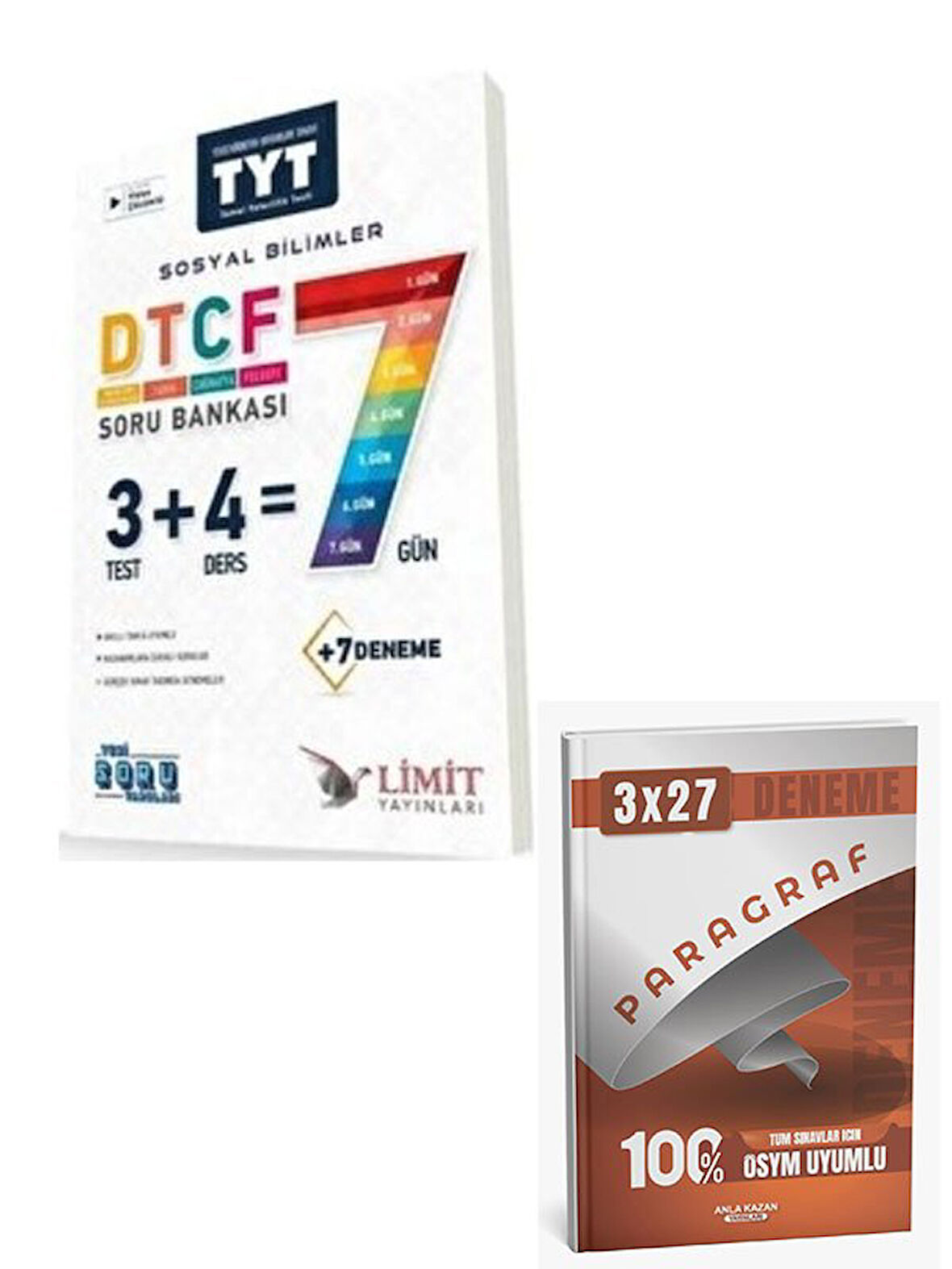 Limit 2026 TYT DTCF 7 Gün Sosyal Bilimler Soru Bankası+Anla Kazan Paragraf