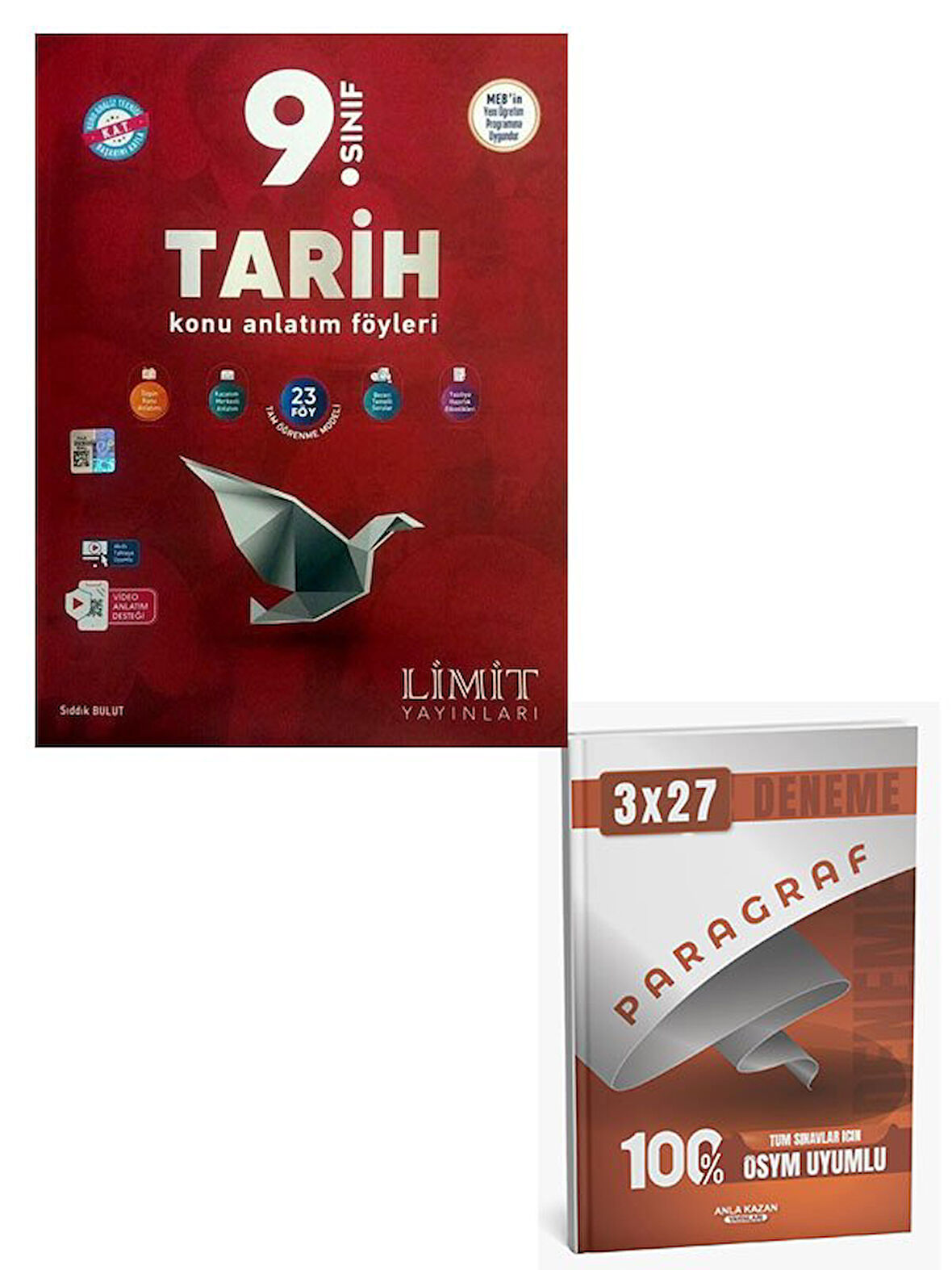 Limit 2026 9. Sınıf Tarih Konu Anlatım Föyleri+Anla Kazan Paragraf