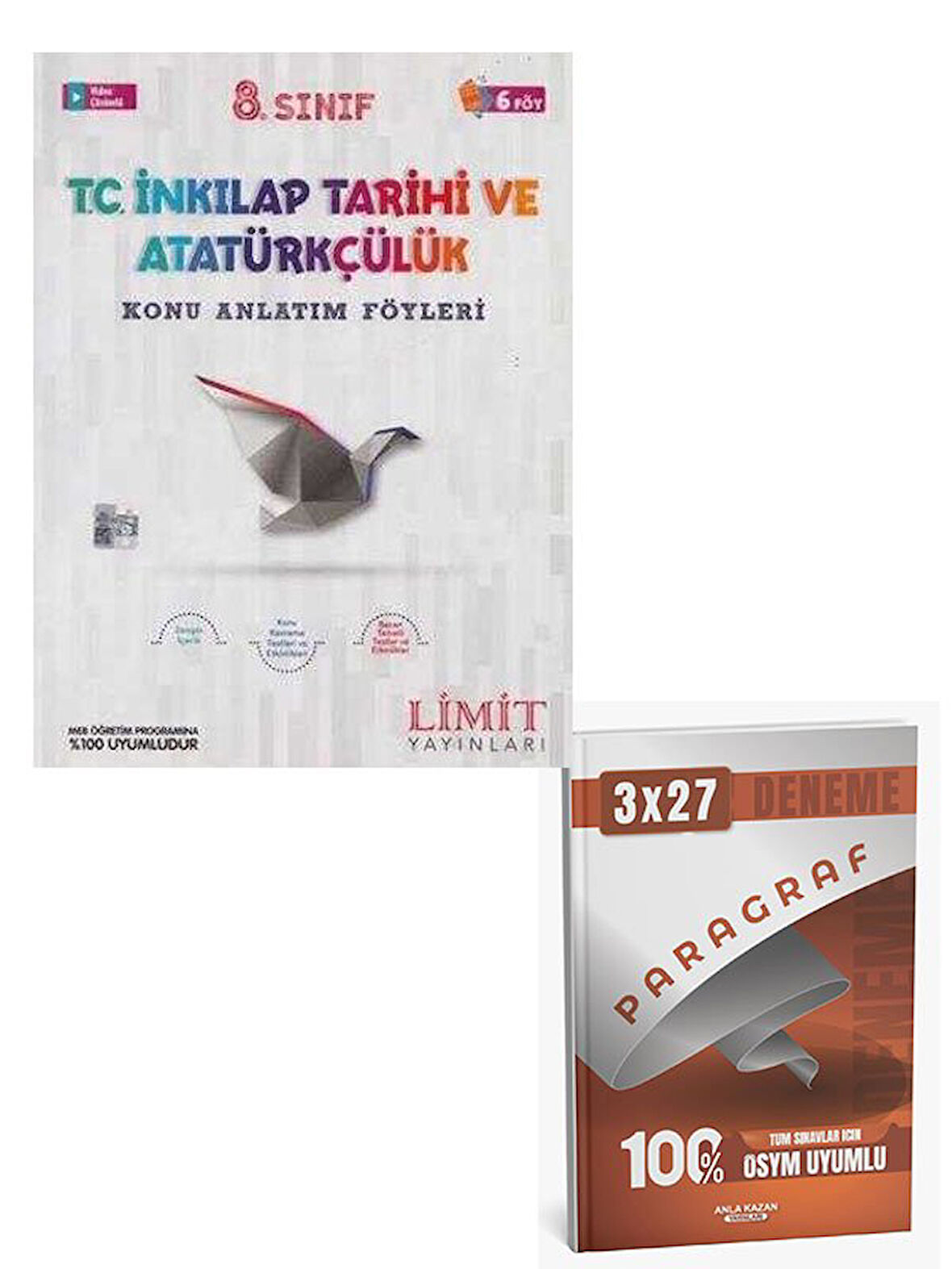 Limit 2026 8. Sınıf T.C. İnkılap Tarihi ve Atatürkçülük Konu Anlatım Föyleri+Anla Kazan Paragraf