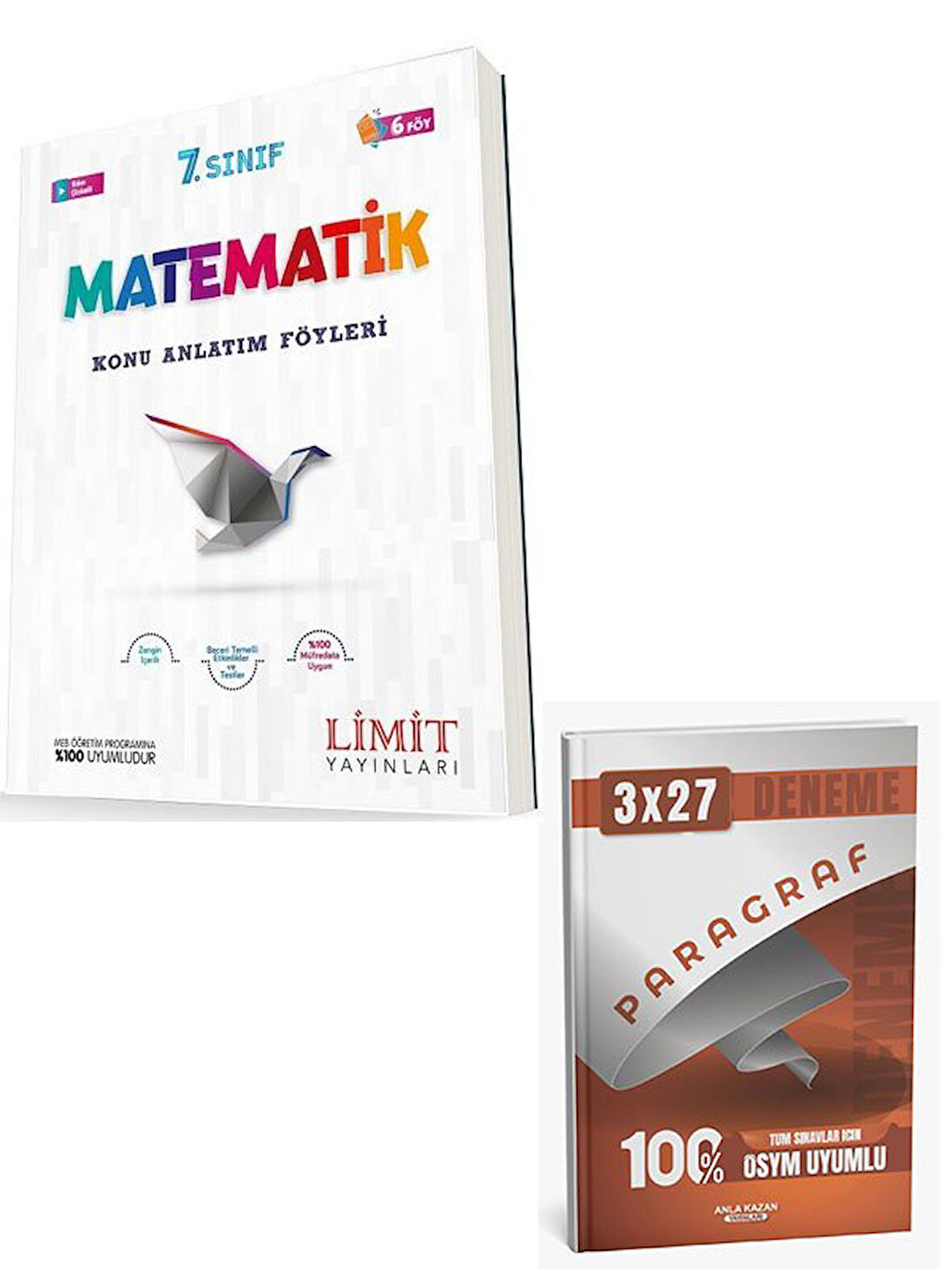 Limit 2026 7. Sınıf Matematik Konu Anlatım Föyleri 6 Föy+Anla Kazan Paragraf