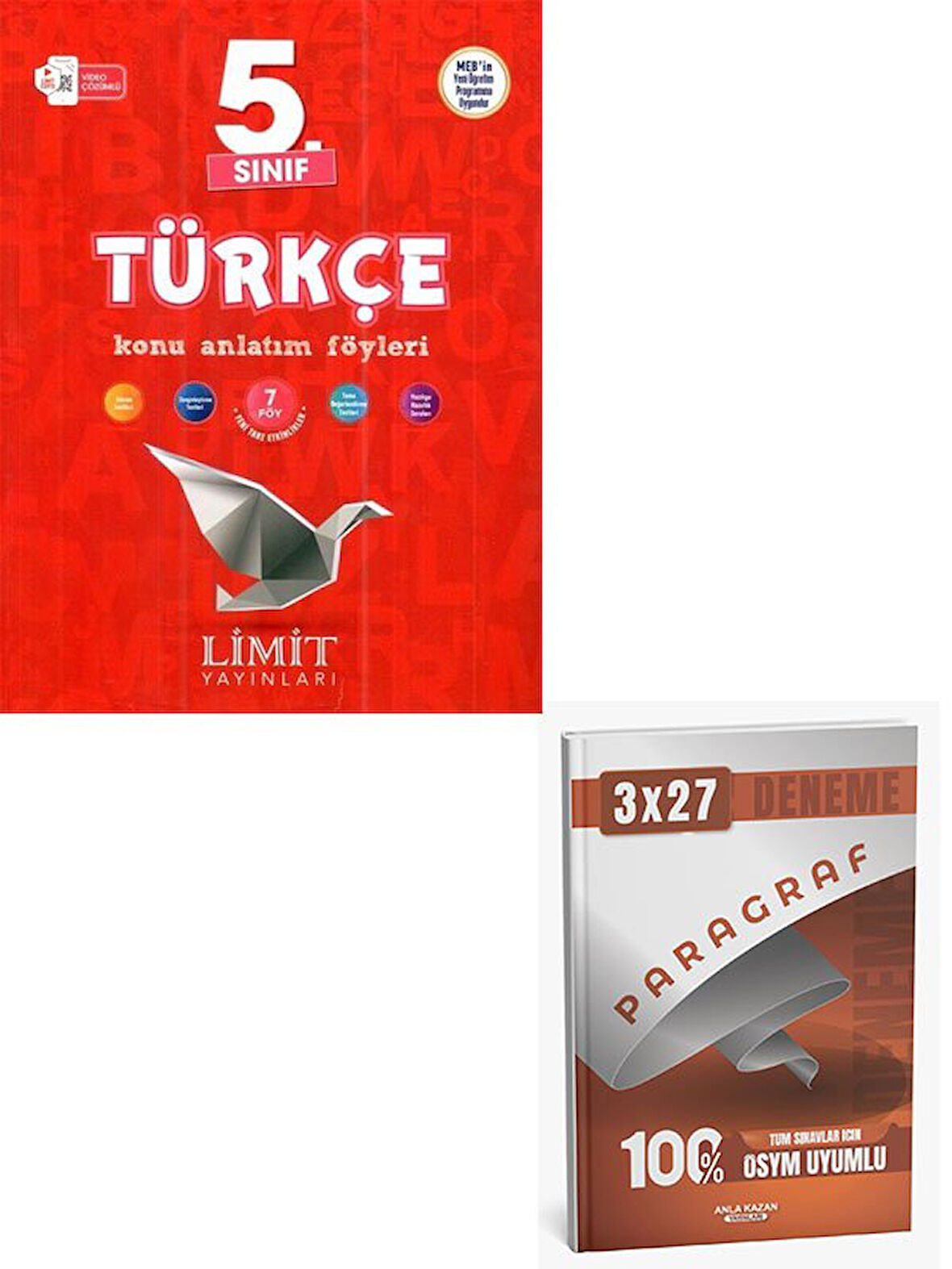Limit 2026 5. Sınıf Türkçe Konu Anlatım Föyleri+Anla Kazan Paragraf