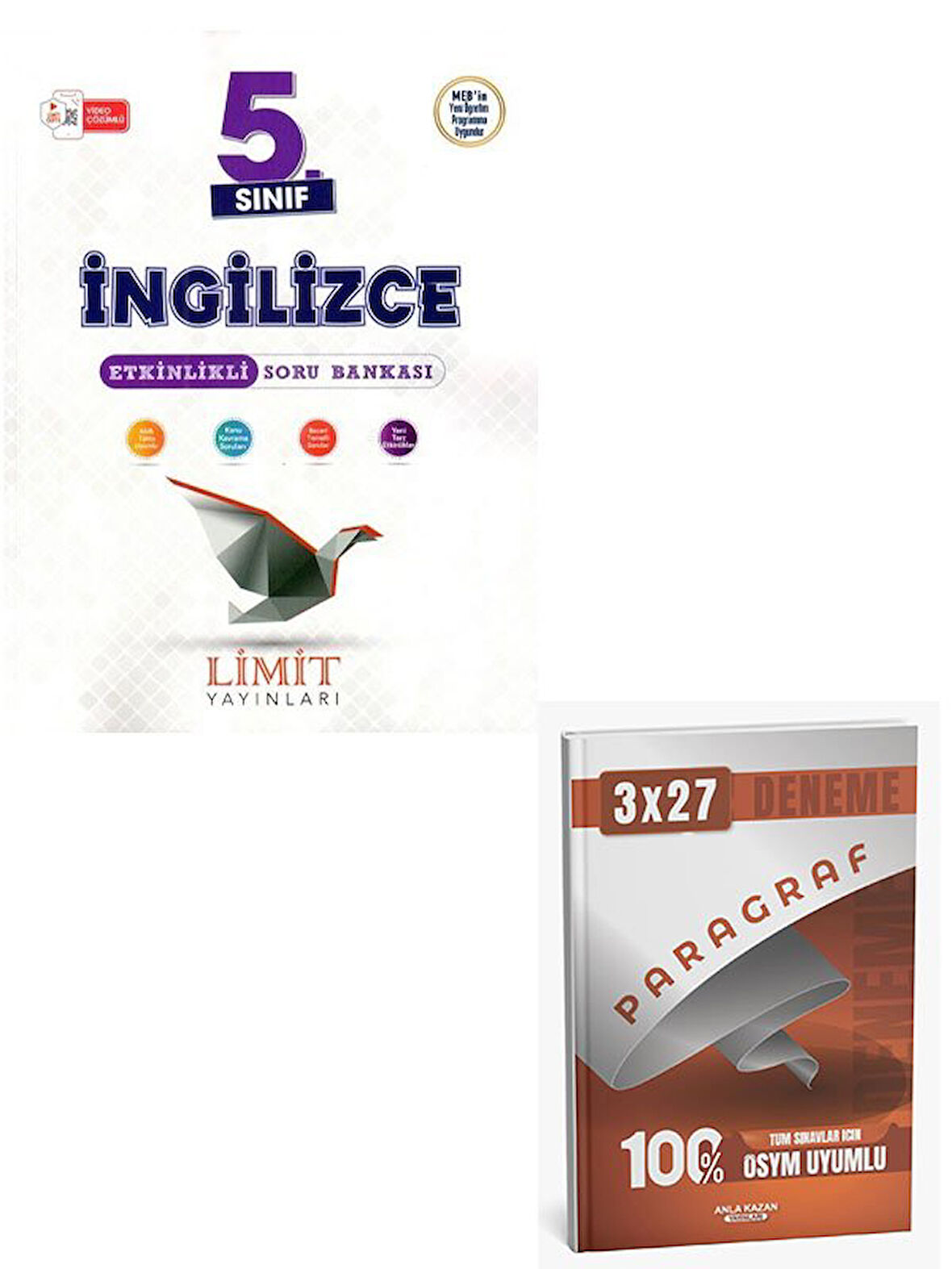 Limit 2026  5. Sınıf İngilizce Etkinlikli Soru Bankası+Anla Kazan Paragraf