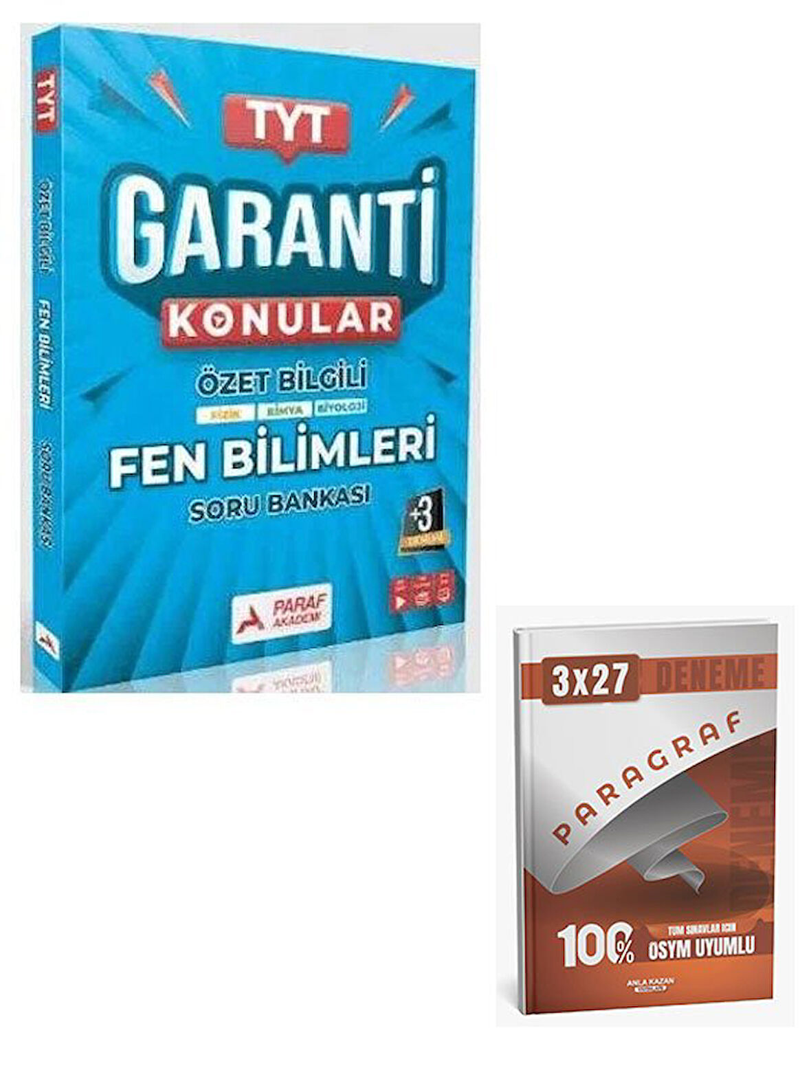 Paraf 2026 YKS TYT Fen Bilimleri Garanti Konular Soru Bankası+Anla Kazan Paragraf 