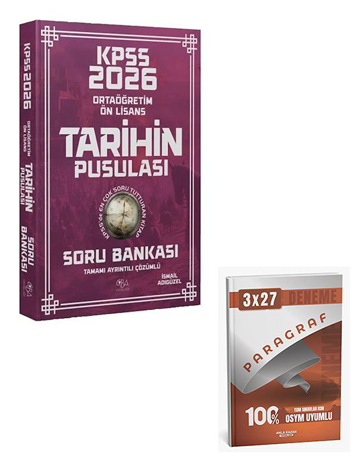 CBA 2026 KPSS Lise Ortaöğretim Ön Lisans Tarihin Pusulası Soru Bankası Çözümlü+Anla Kazan Paragraf