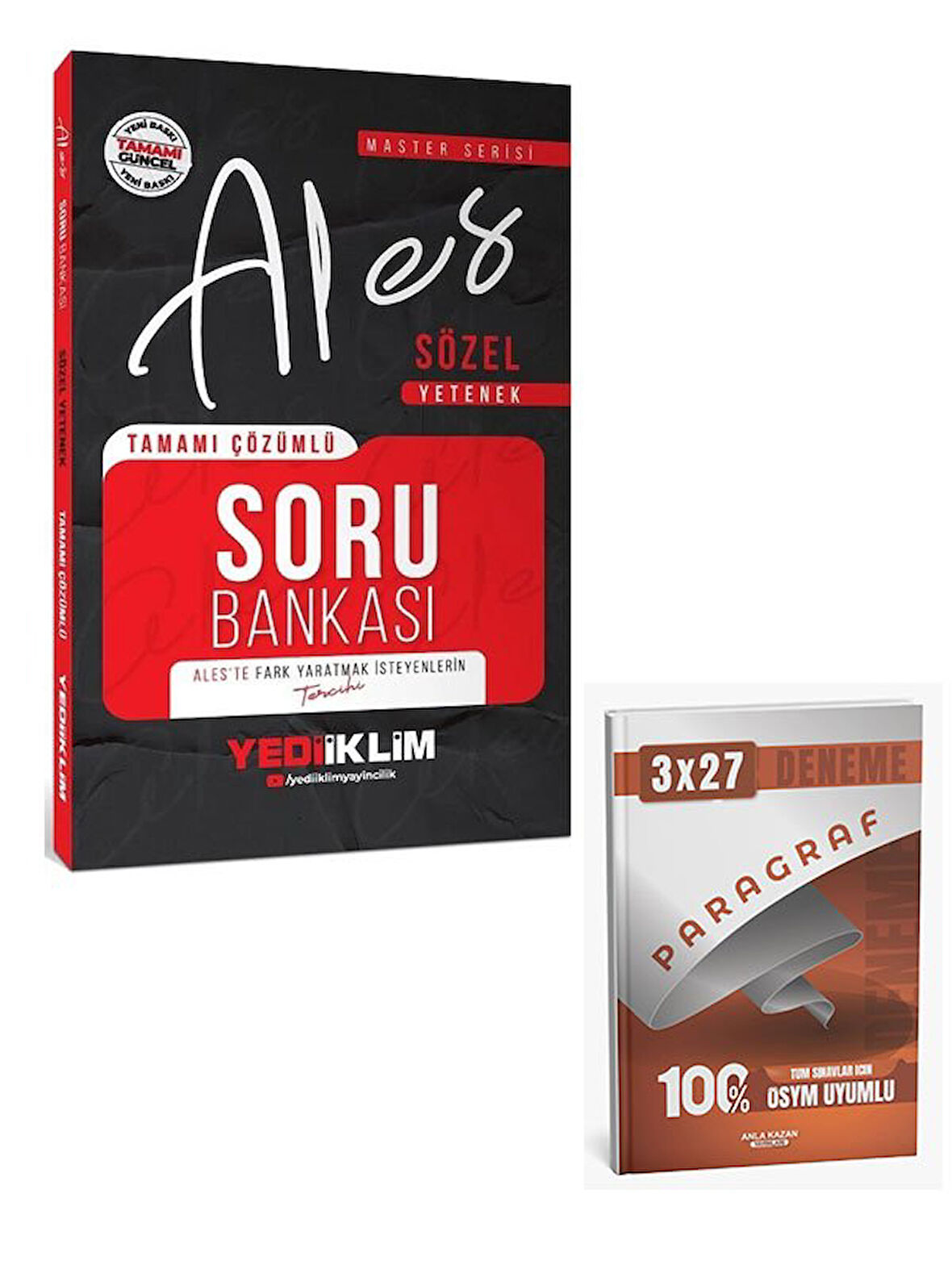 Yediiklim 2026 ALES MASTER Sözel Yetenek Soru Bankası Çözümlü+Anla Kazan Paragraf