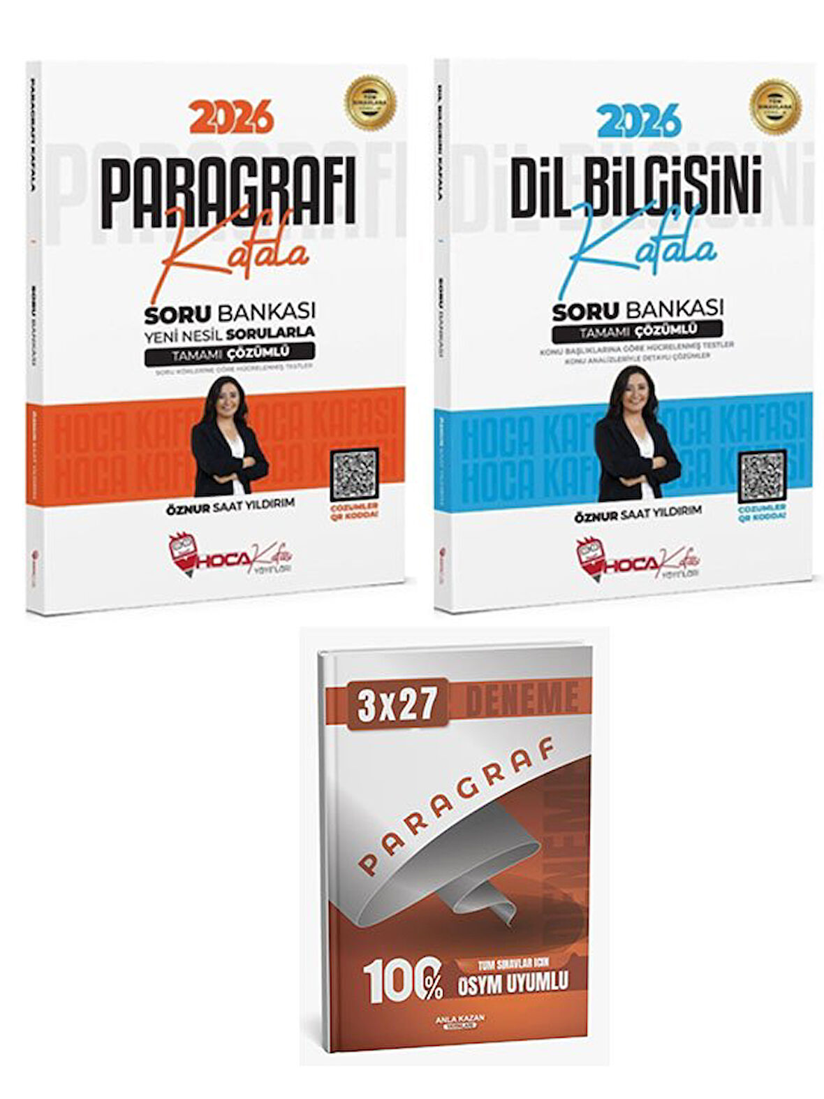 HocaKafası 2026 KPSS TYT ALES DGS Paragrafı + Dil Bilgisi Kafala Soru Bankası 2 li Set+Anla Kazan Paragraf
