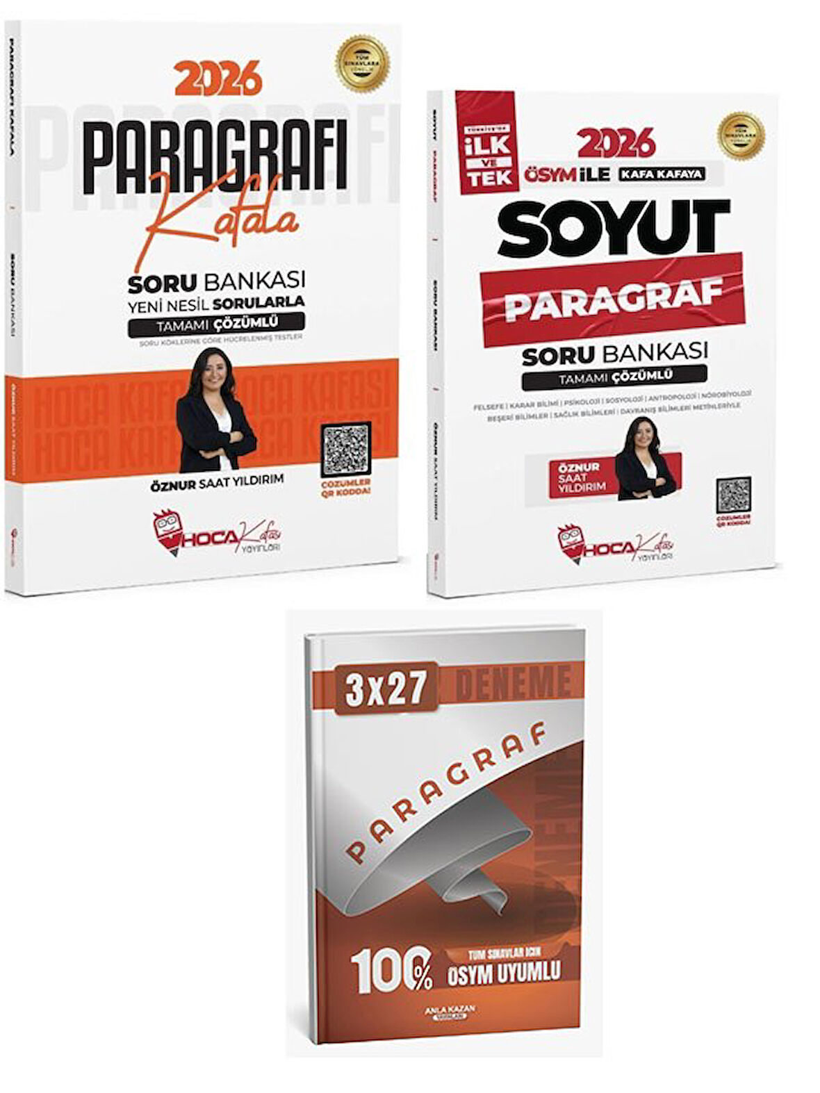 HocaKafası 2026 KPSS TYT ALES DGS Paragrafı Kafala + Soyut Soru Bankası 2 li Set+Anla Kazan Paragraf