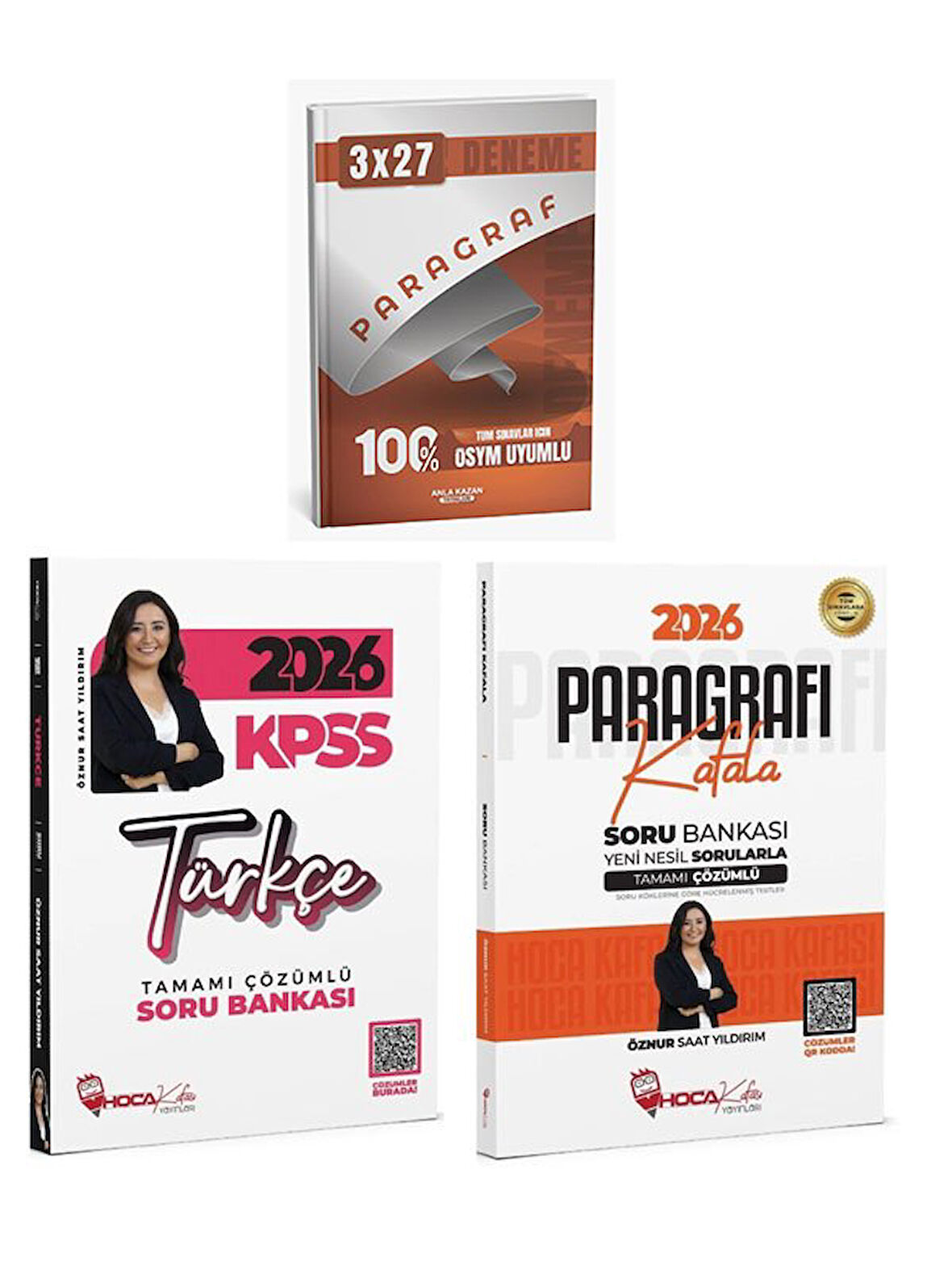 HocaKafası 2026 KPSS Türkçe + Paragraf Kafala Soru Bankası 2 li Set+Anla Kazan Paragraf
