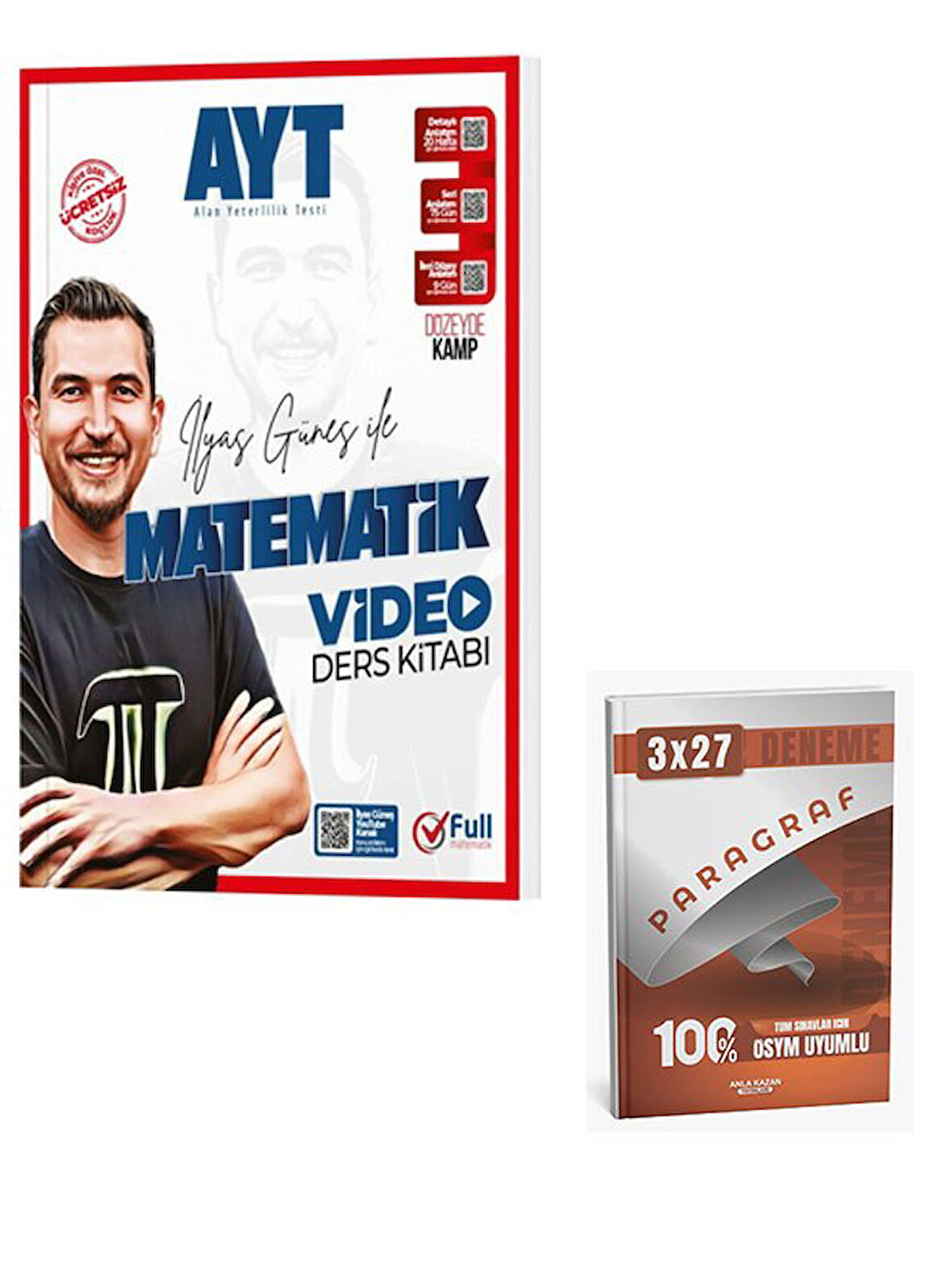 Full Matematik 2026 AYT Matematik Video Ders Kitabı+Anla Kazan Paragraf