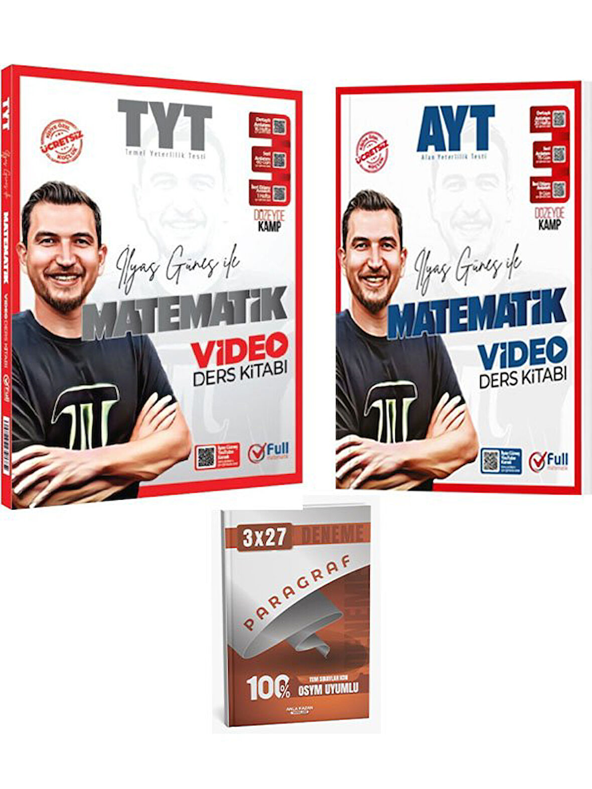 Full Matematik 2026  TYT+AYT  Matematik Video Ders Kitabı+Anla Kazan Paragraf