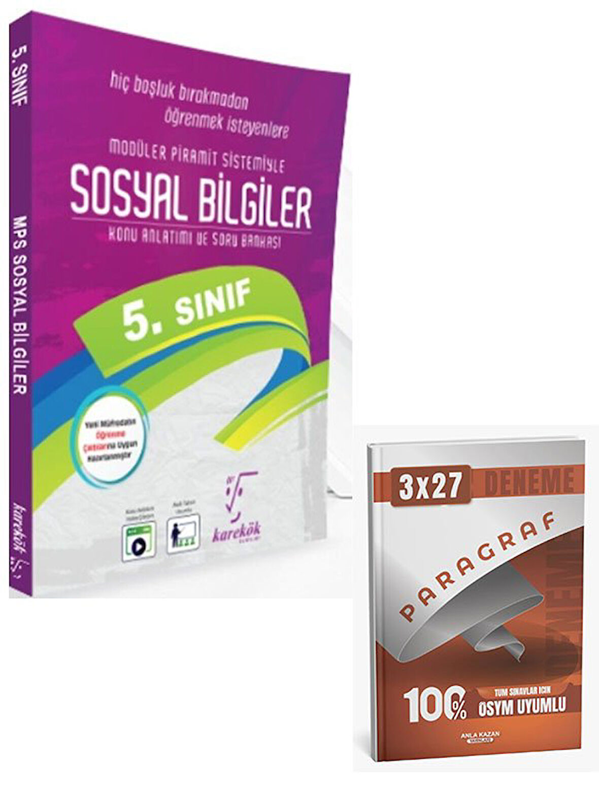 Karekök 2026 5. Sınıf Sosyal Bilgiler MPS Konu Anlatımlı Soru Bankası+Anla Kazan Paragraf