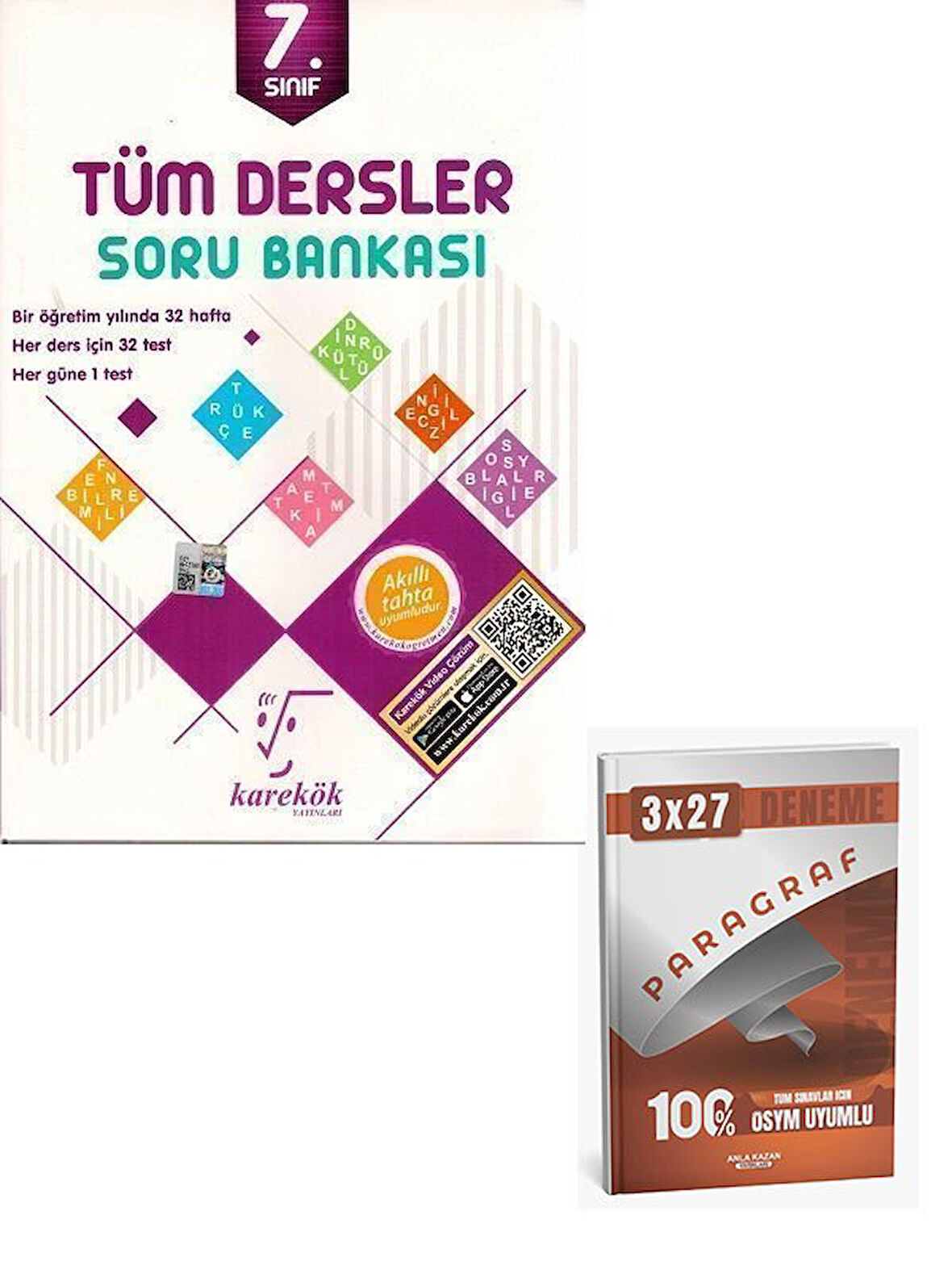 Karekök 2026 7. Sınıf Tüm Dersler Soru Bankası+Anla Kazan Paragraf