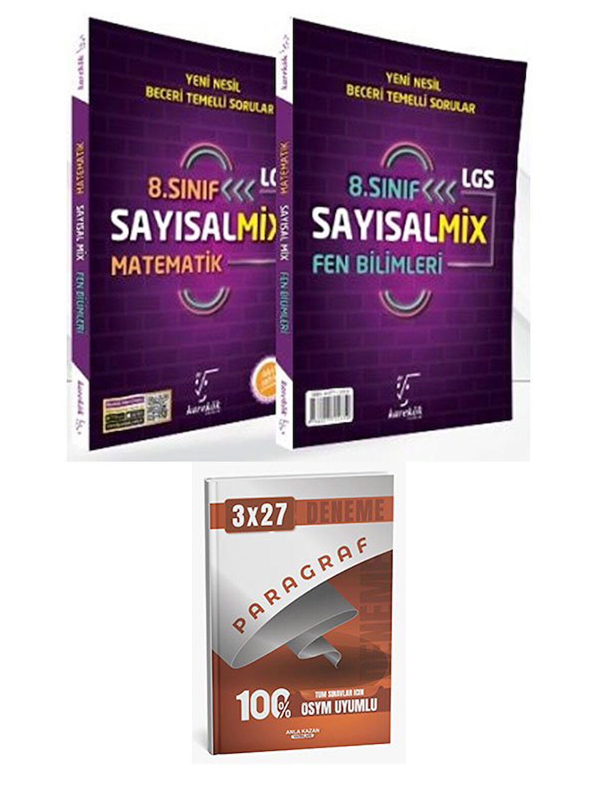 Karekök 2026 8. Sınıf LGS Sayısal Mix Matematik ve Fen Bilimleri+Anla Kazan Paragraf