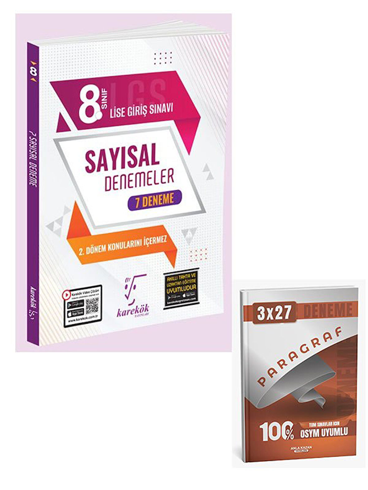 Karekök 2026 8. Sınıf LGS Sayısal 7 li Deneme+Anla Kazan Paragraf