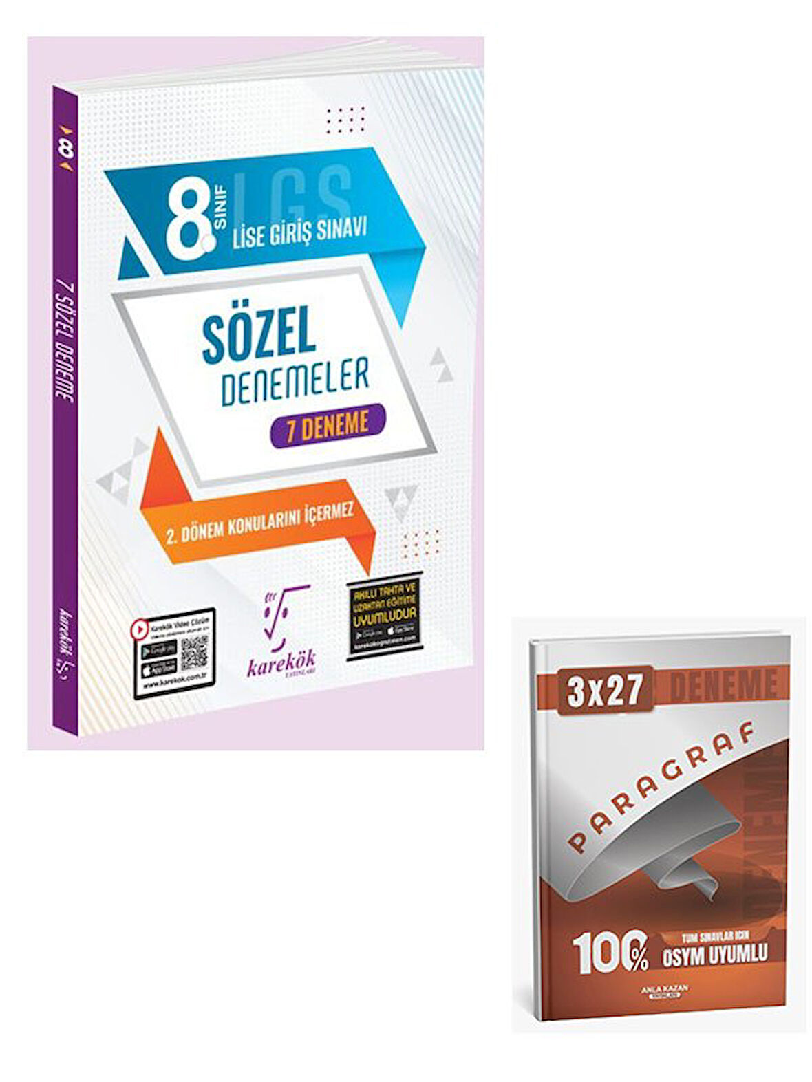 Karekök 2026  8. Sınıf LGS Sözel 7 li Deneme+Anla Kazan Paragraf
