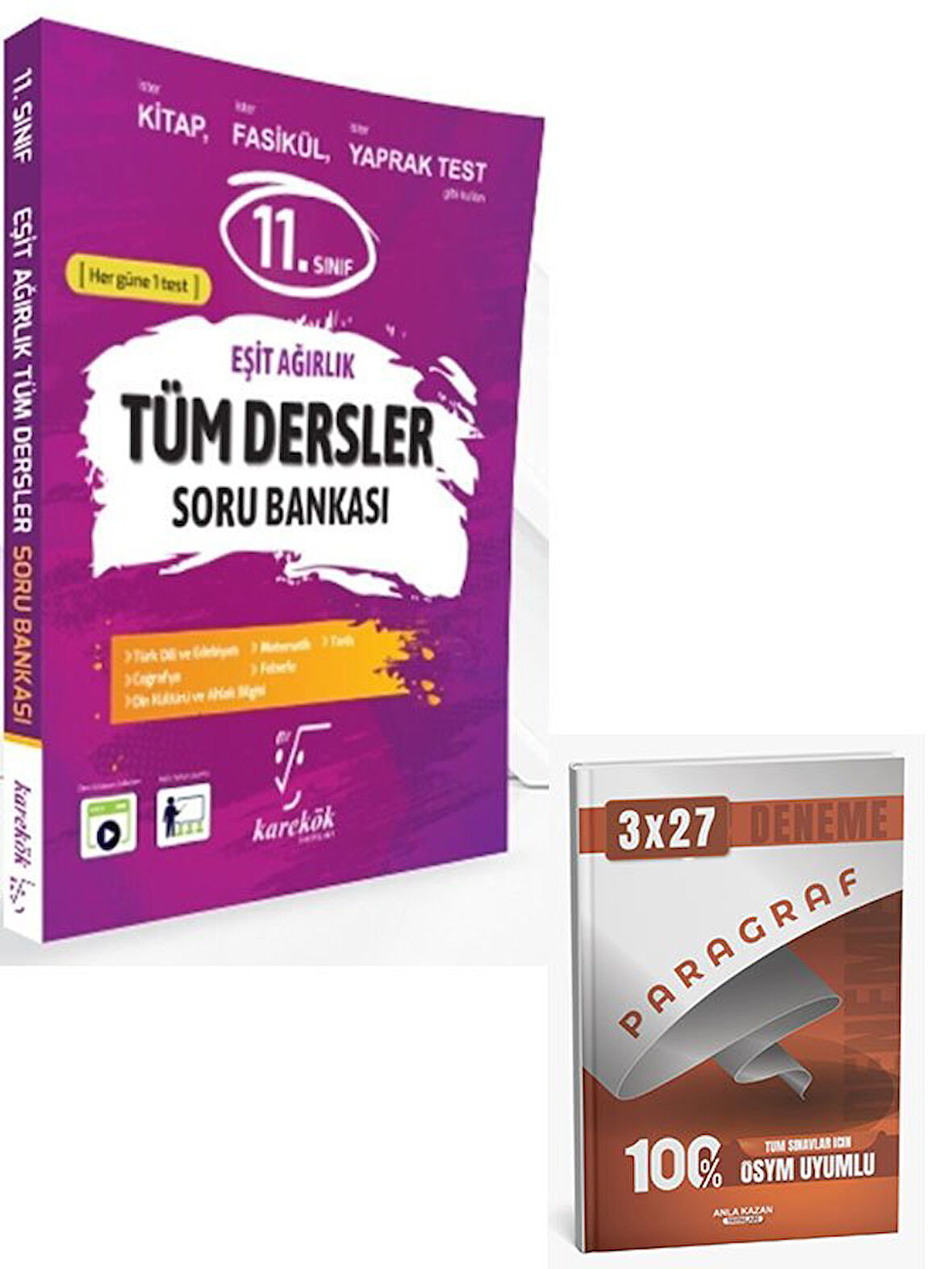Karekök 2026 11. Sınıf Tüm Dersler Eşit Ağırlık Soru Bankası+Anla Kazan Paragraf