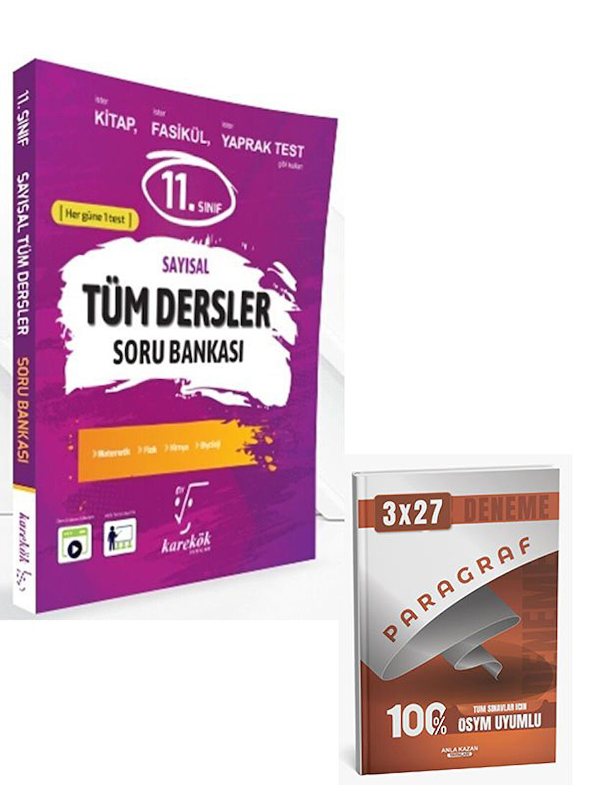 Karekök 2026 11. Sınıf Tüm Dersler Sayısal Soru Bankası+Anla Kazan Paragraf