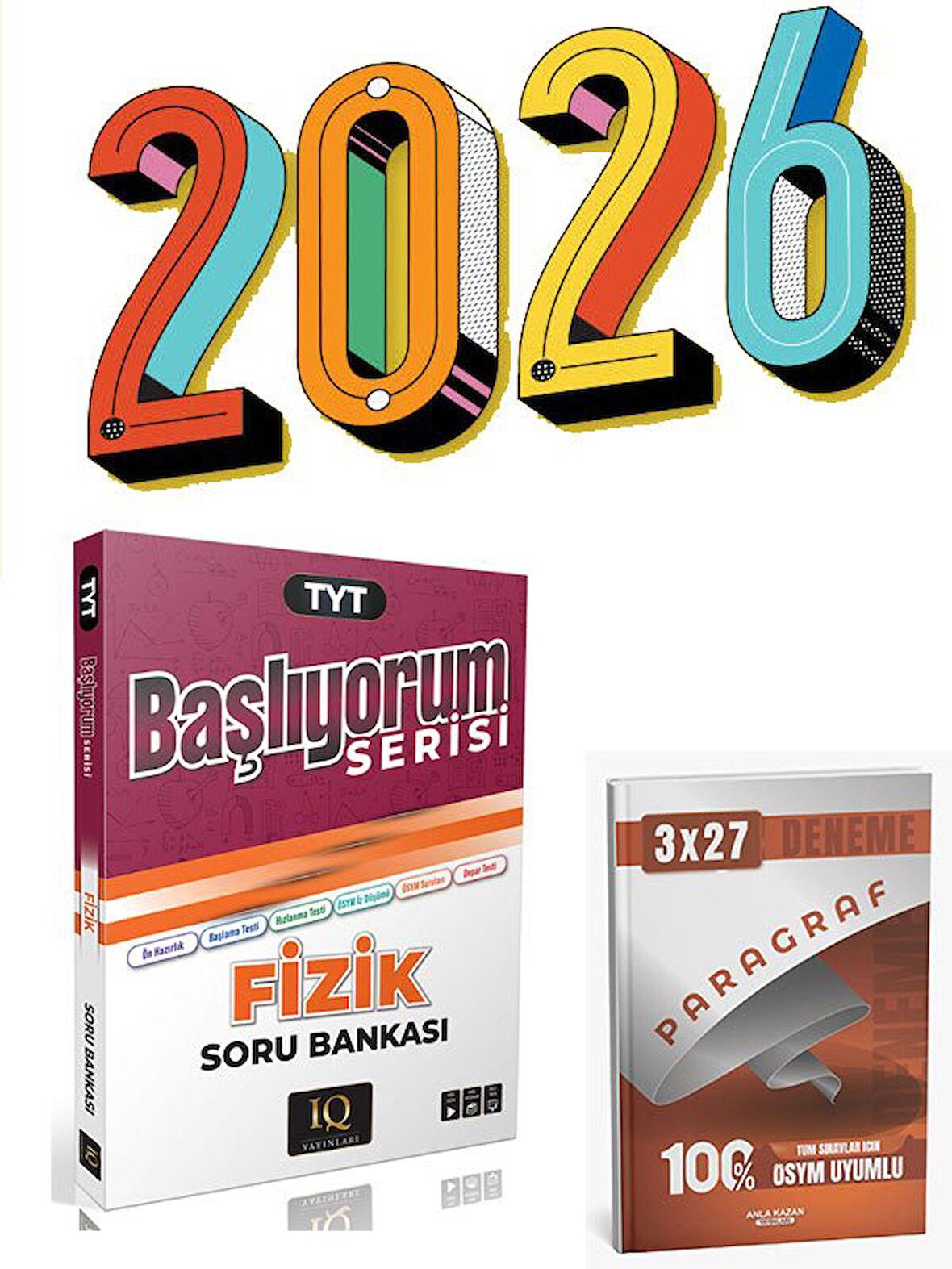 IQ 2026 YKS TYT Fizik Başlıyorum Soru Bankası+Anla Kazan Paragraf