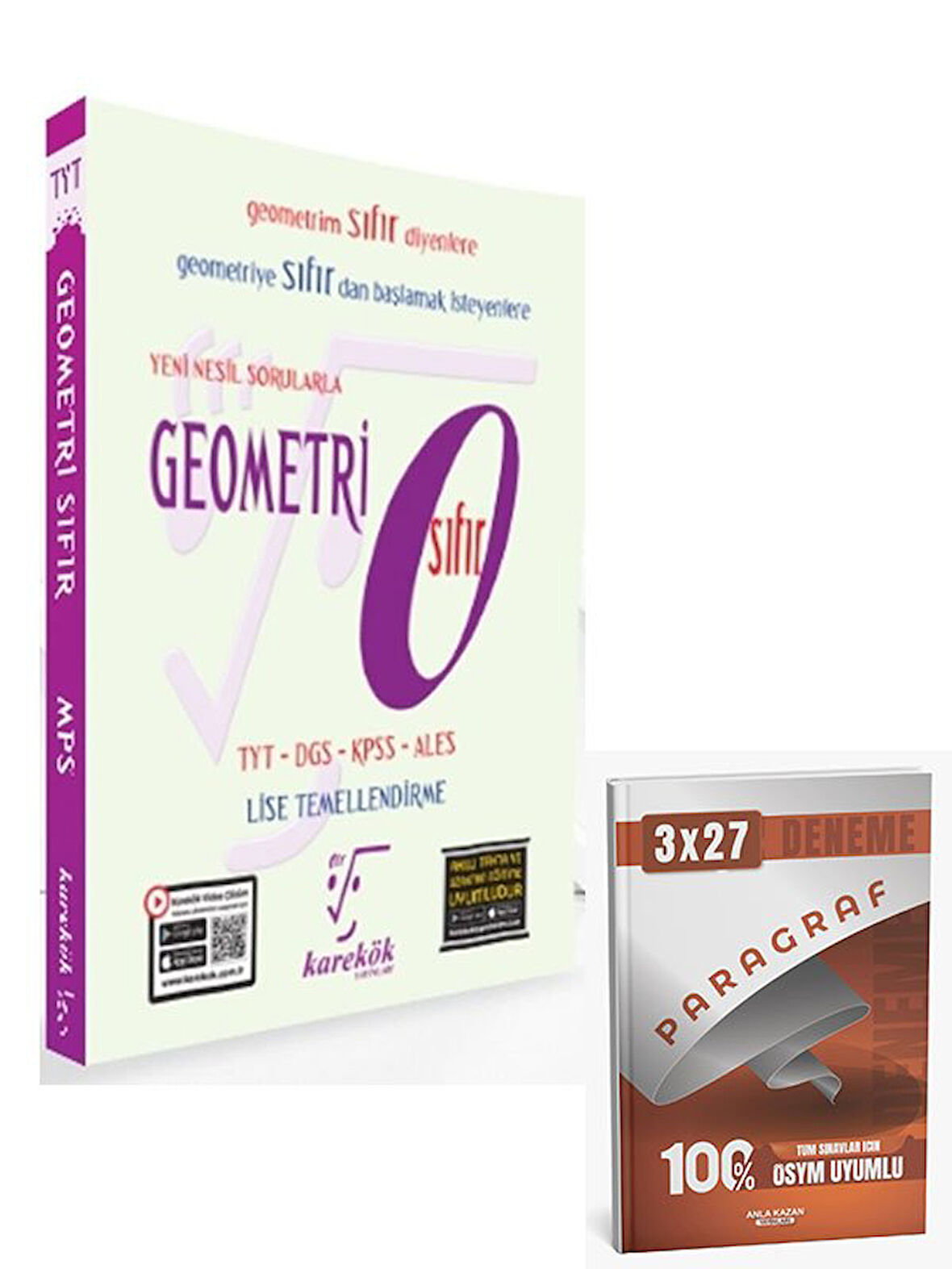 Karekök 2026 TYT DGS KPSS ALES Geometri SIFIR+Anla Kazan Paragraf