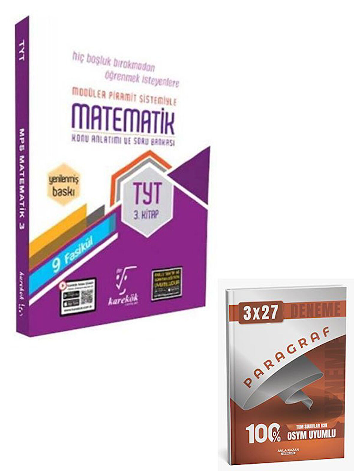Karekök 2026 TYT Matematik Konu Anlatımı ve Soru Bankası 3. Kitap+Anla Kazan Paragraf