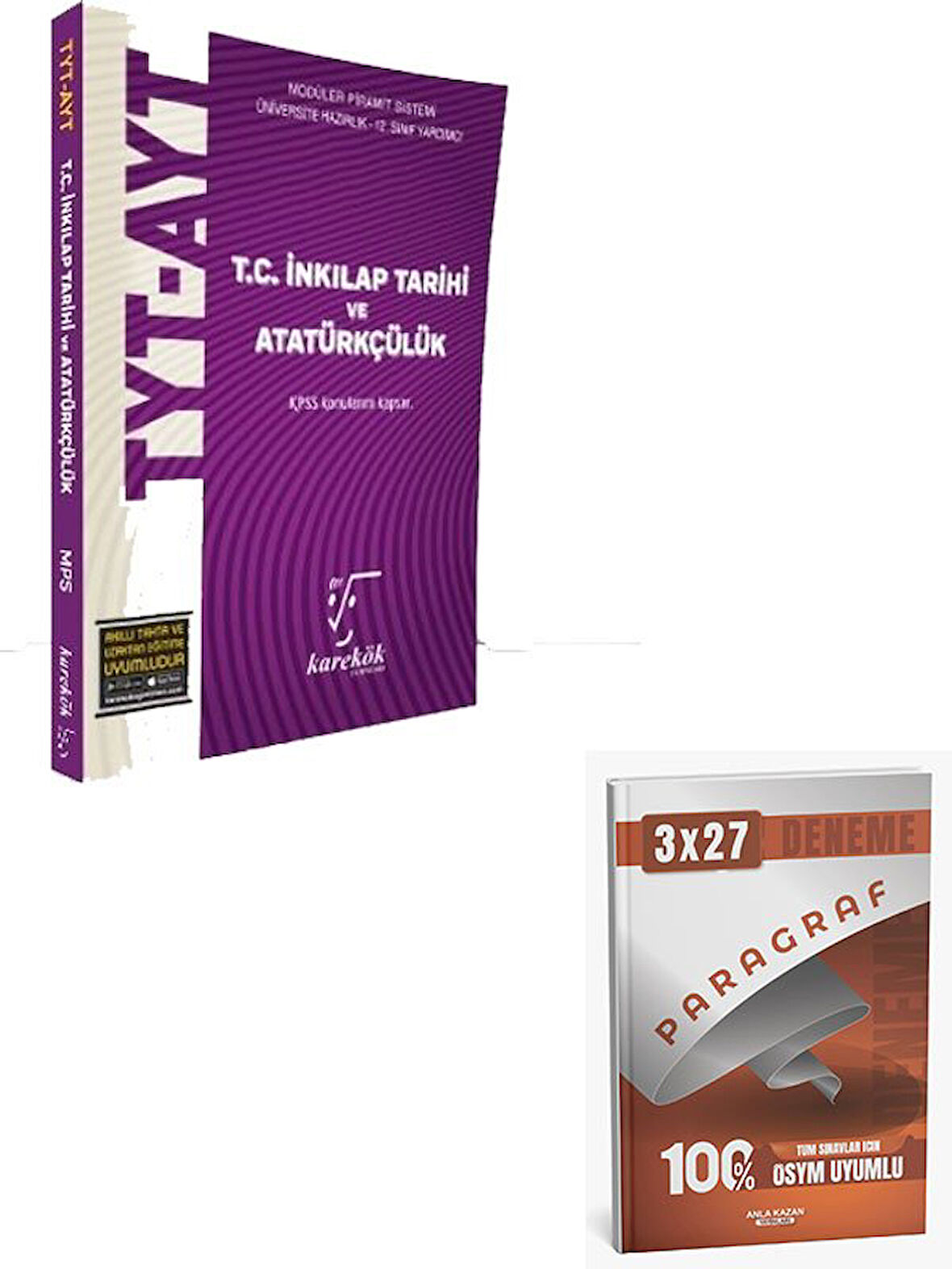 Karekök 2026  TYT AYT T.C. İnkılap Tarihi ve Atatürkçülük MPS Konu Anlatımlı Soru Bankası+Anla Kazan Paragraf