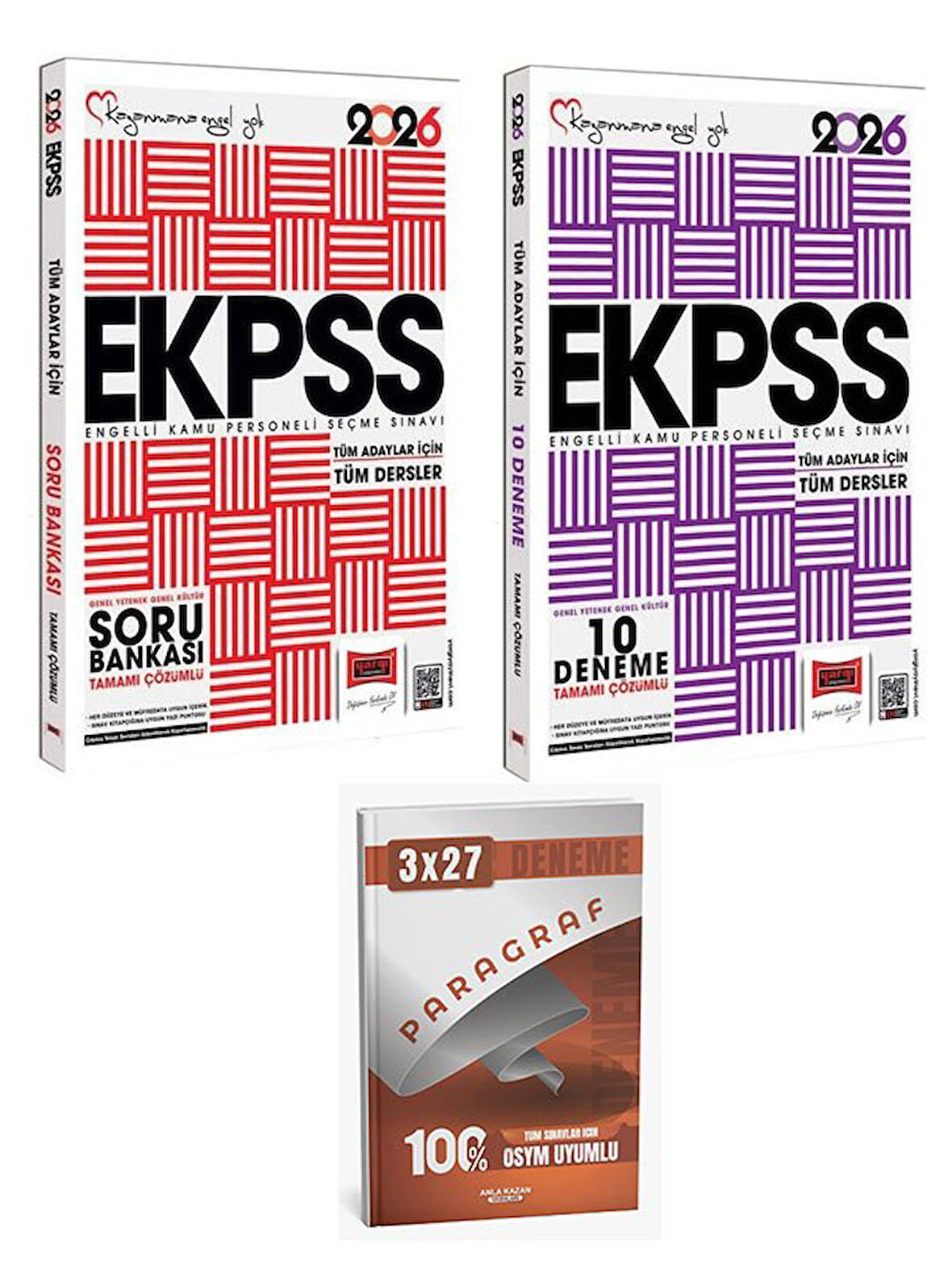Yargı 2026 EKPSS Soru Bankası + 10 Deneme 2 li Set+Anla Kazan Paragraf