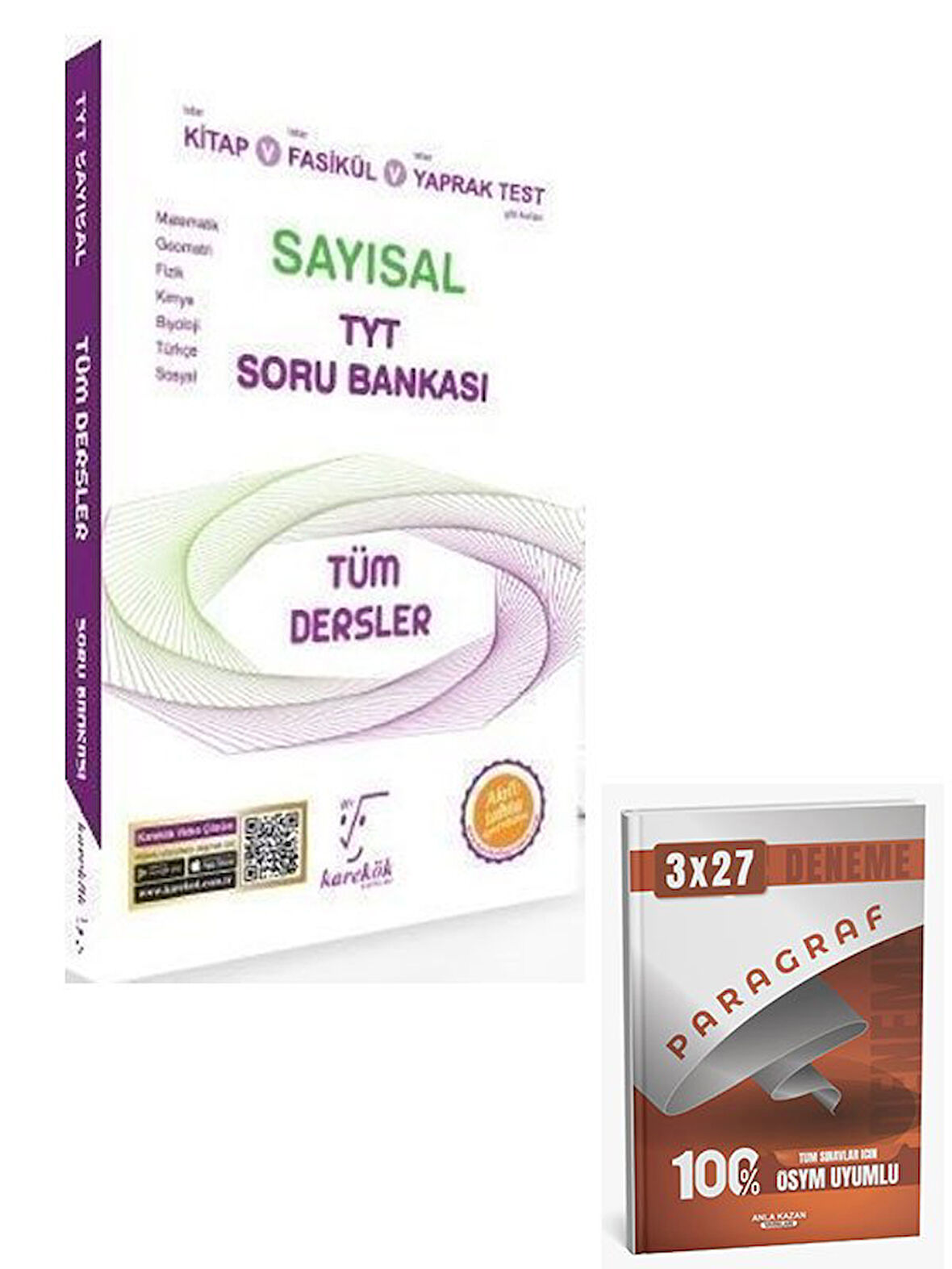 Karekök 2026 TYT Sayısal Tüm Dersler Soru Bankası+Anla Kazan Paragraf