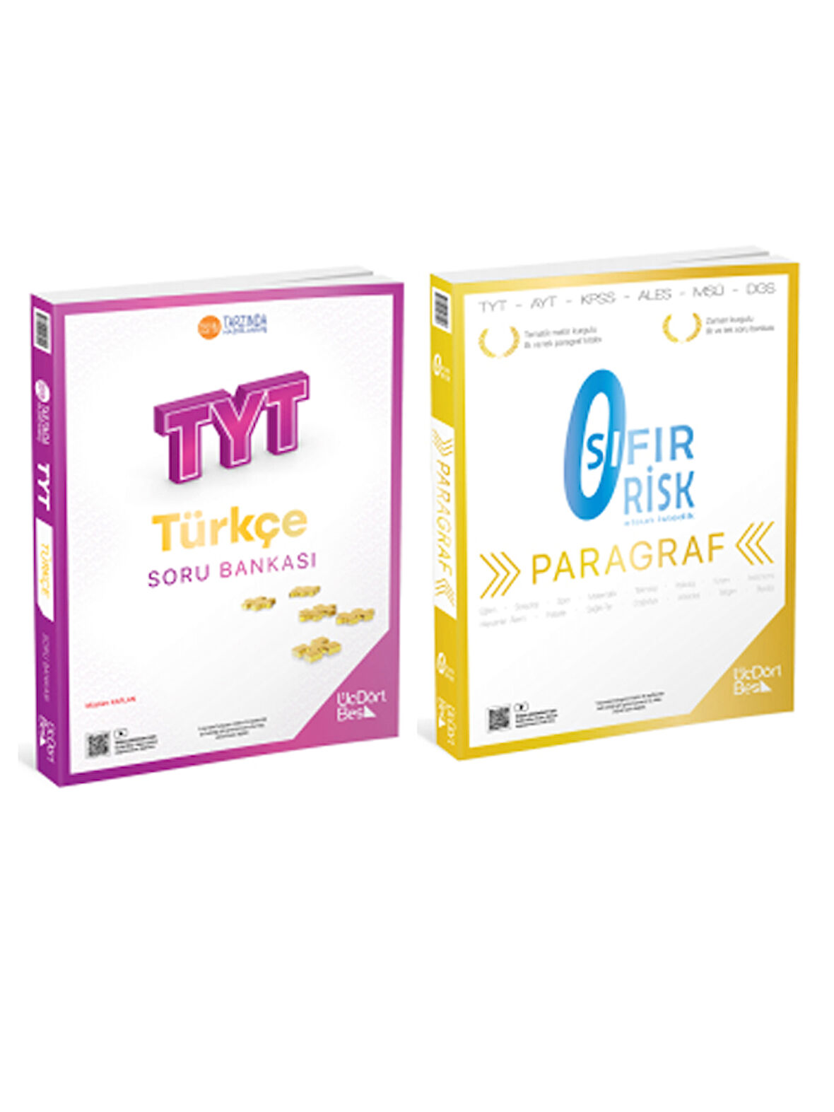 ÜçDörtBeş 2026 TYT Türkçe Soru ve Sıfır Risk Paragraf Soru 2 li Set