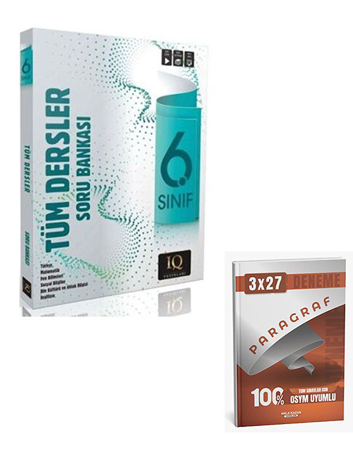IQ 2026 6. Sınıf Tüm Dersler Soru Bankası+Anla Kazan Paragraf