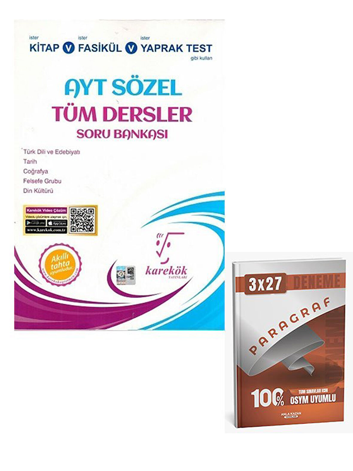 Karekök 2026 AYT Sözel Tüm Dersler Soru Bankası+Anla Kazan Paragraf