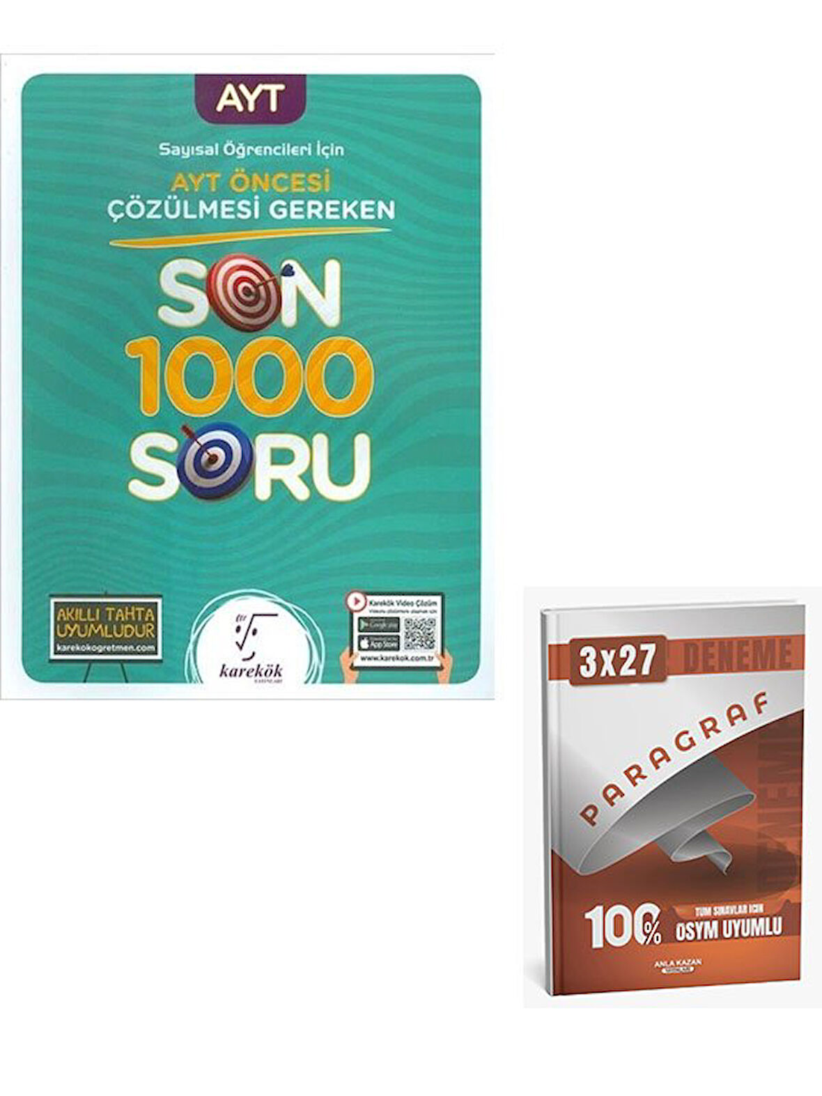 Karekök 2026 AYT Öncesi Çözülmesi Gereken Son 1000 Soru Sayısal+Anla Kazan Paragraf