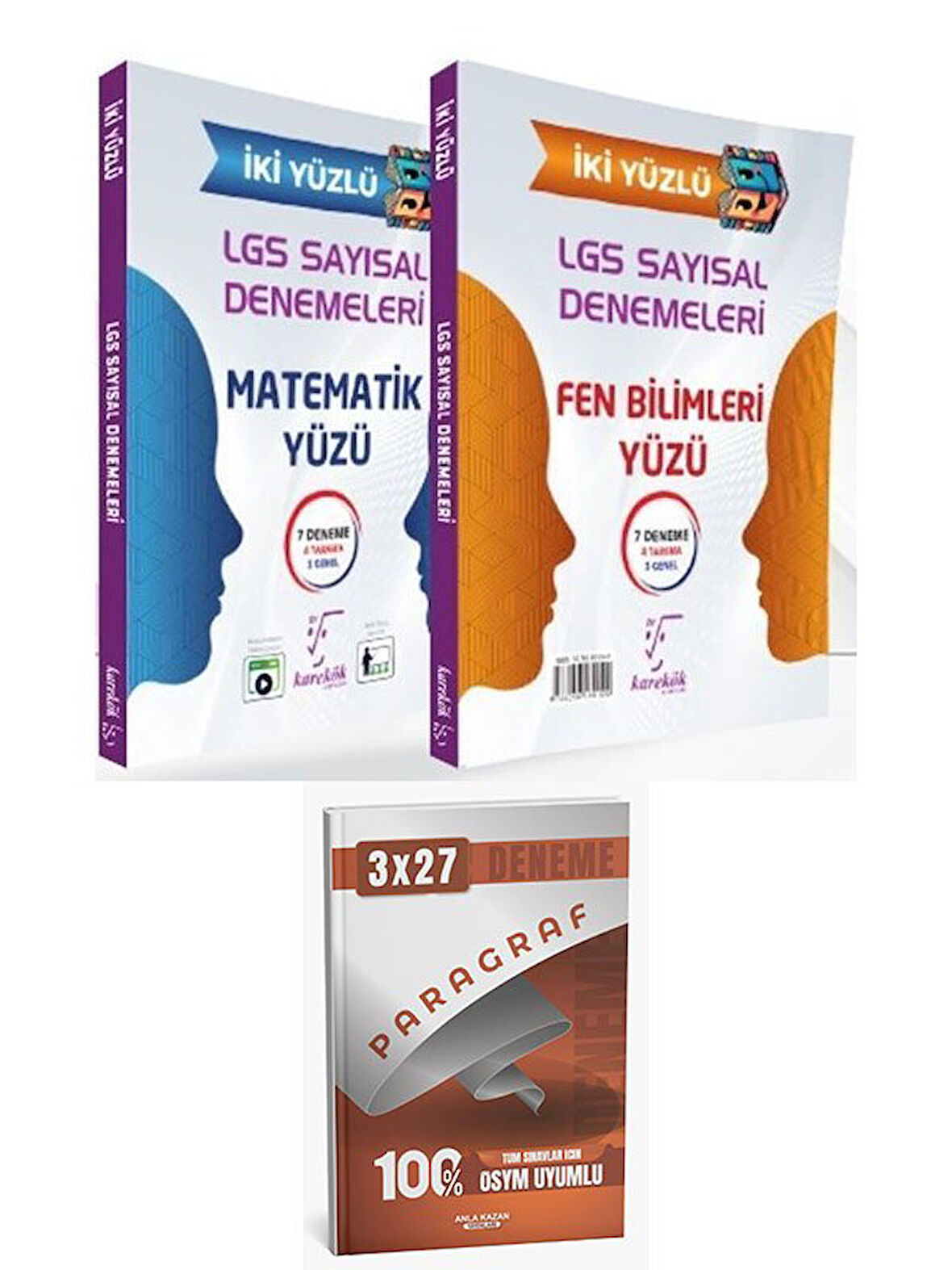 Karekök 2026 8. Sınıf LGS İki Yüzlü Sayısal Denemeleri+Anla Kazan Paragraf