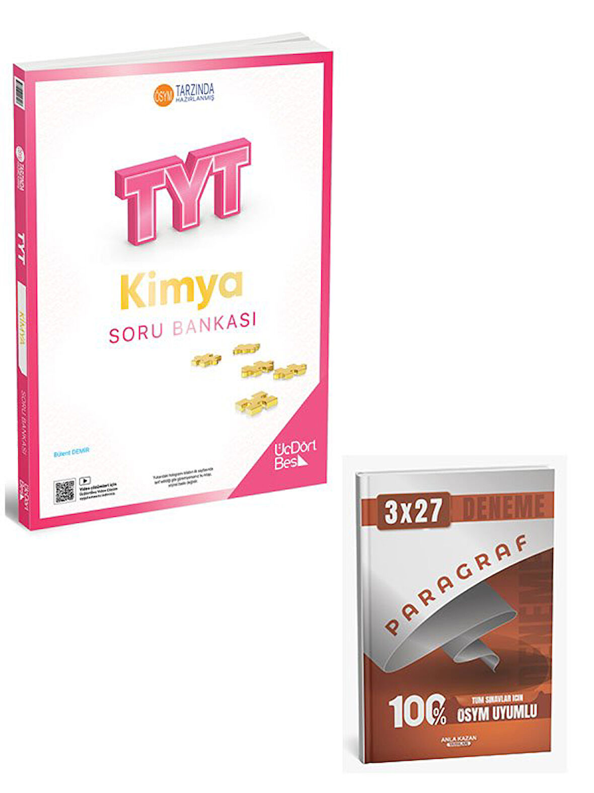 Üç Dört Beş 2026 YKS TYT Kimya Soru Bankası Çözümlü+Anla Kazan Paragraf