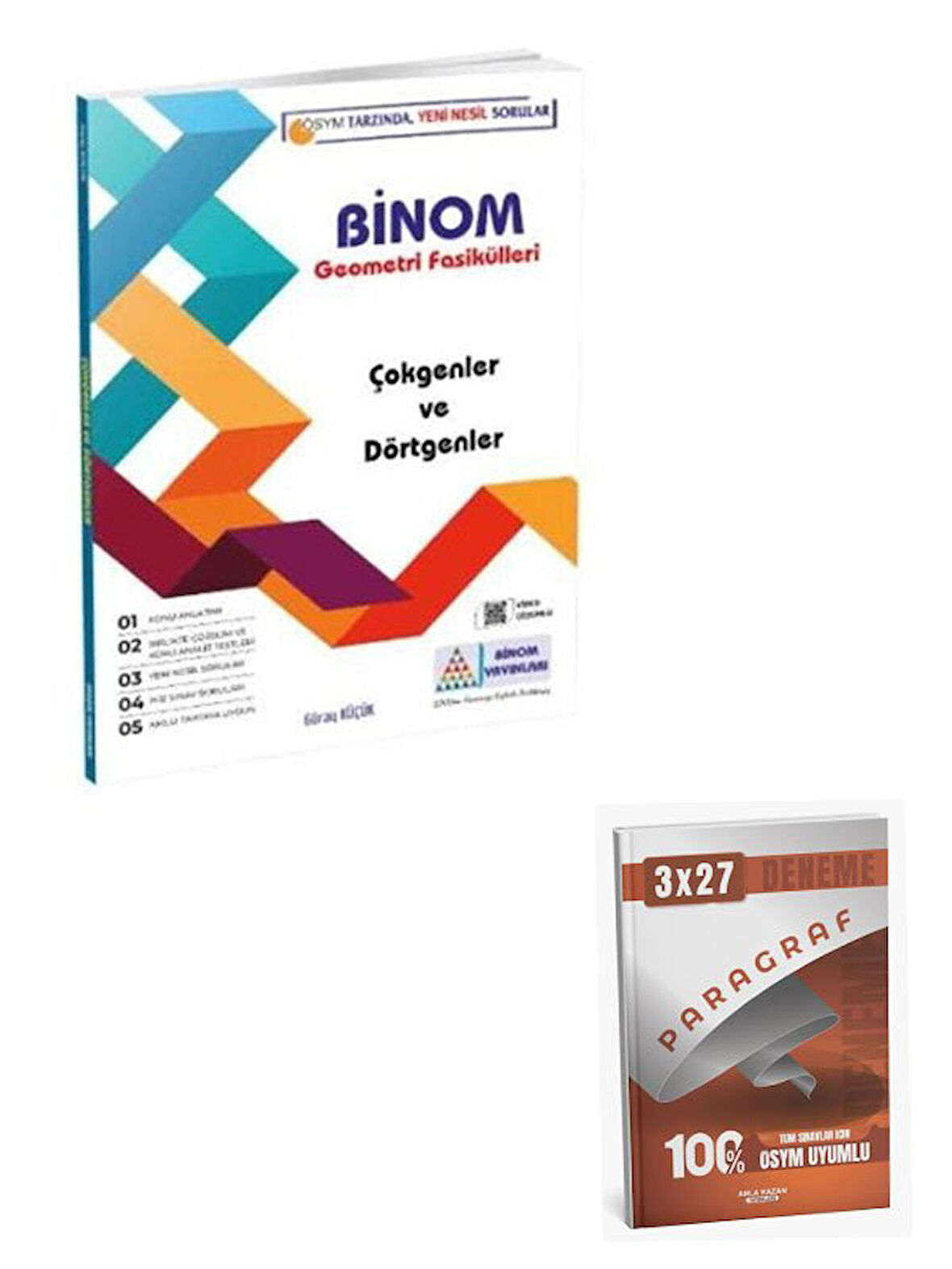Gür 2026 Binom Çokgenler ve Dörtgenler Geometri Fasikülleri+Anla Kazan Paragraf