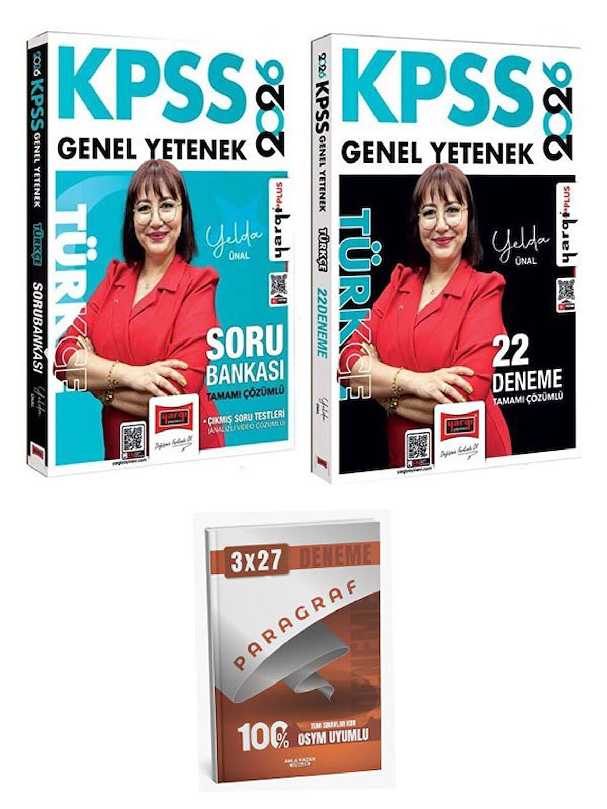 Yargı 2026 KPSS Türkçe Soru Bankası + 22 Deneme 2 li Set+Anla Kazan Paragraf